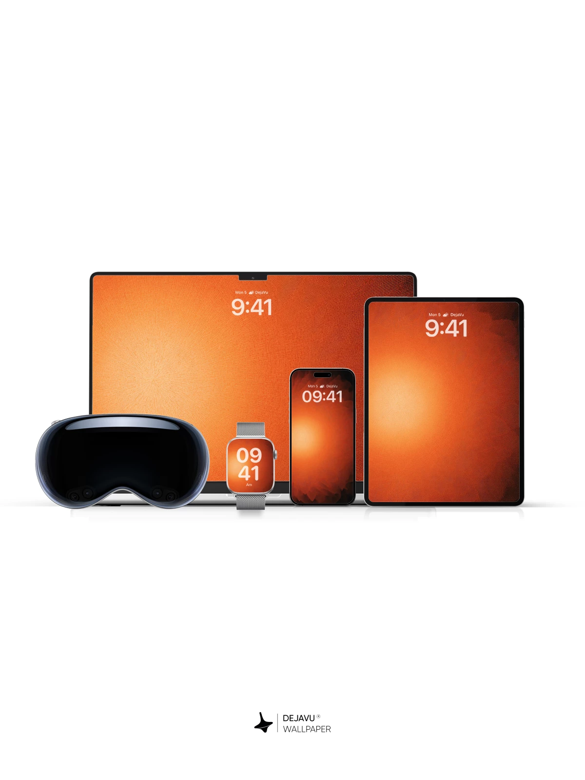 Abstract Orange Gradient Wallpaper 4K for Mobile Background
