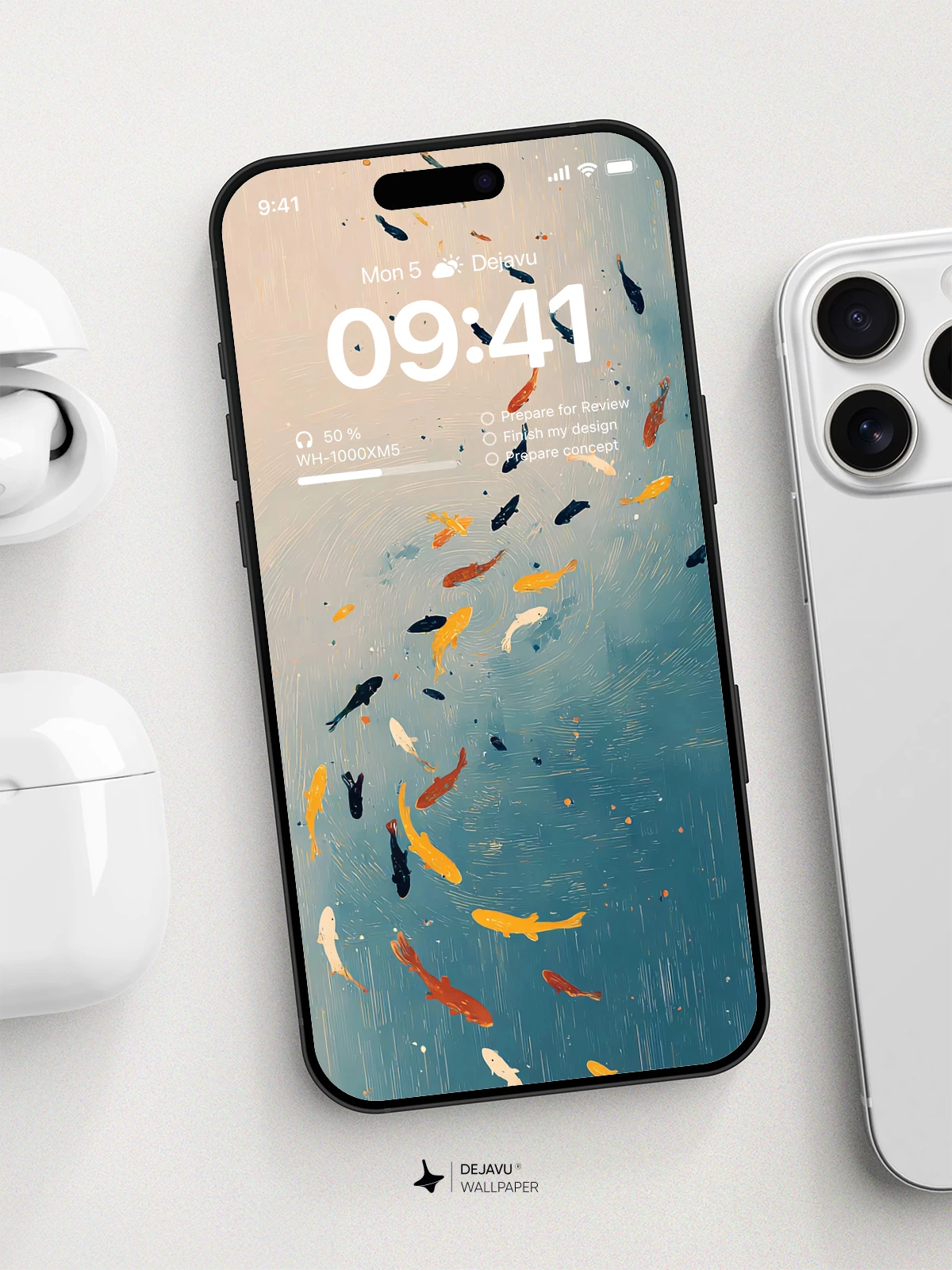 Colorful Fish Wallpaper 4K for iPhone Lock Screen