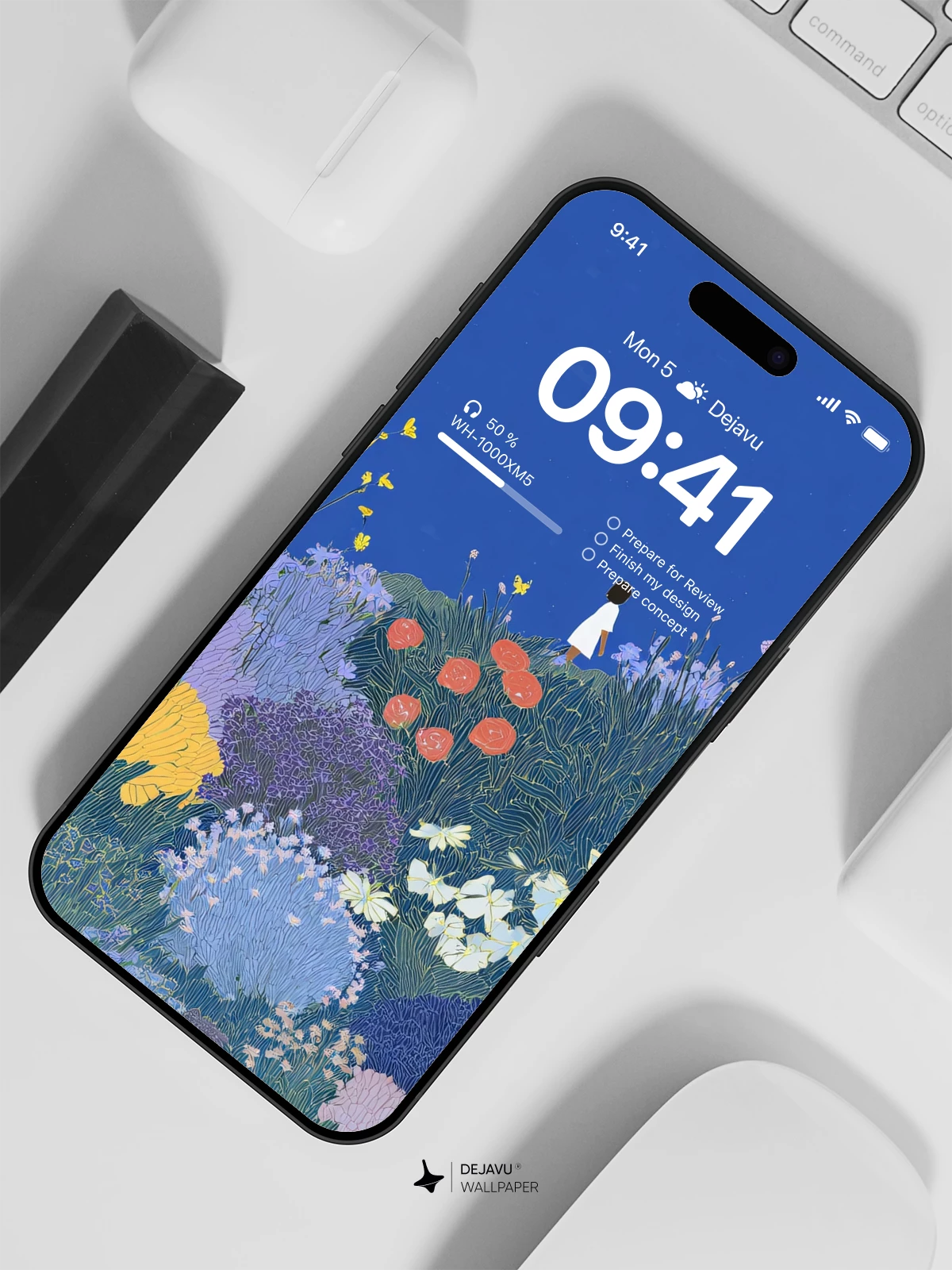Colorful Floral Wallpaper 4K for iPhone Lock Screen
