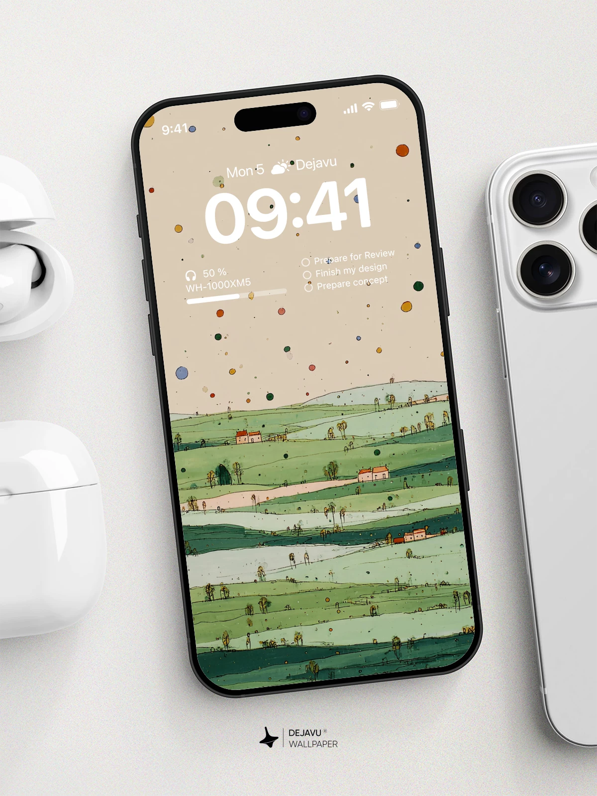 Minimalist Landscape Wallpaper 4K for iPhone Lock Screen