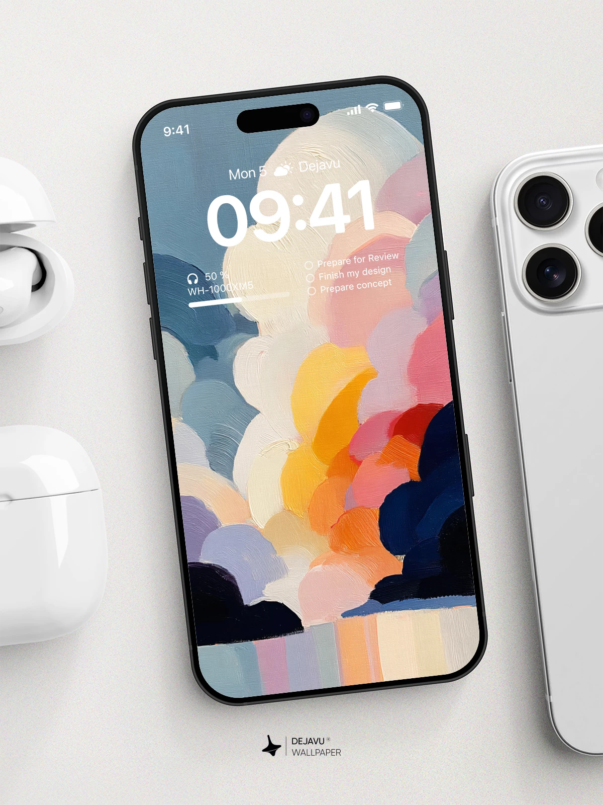 Abstract Cloud Wallpaper 4K for iPhone Lock Screen