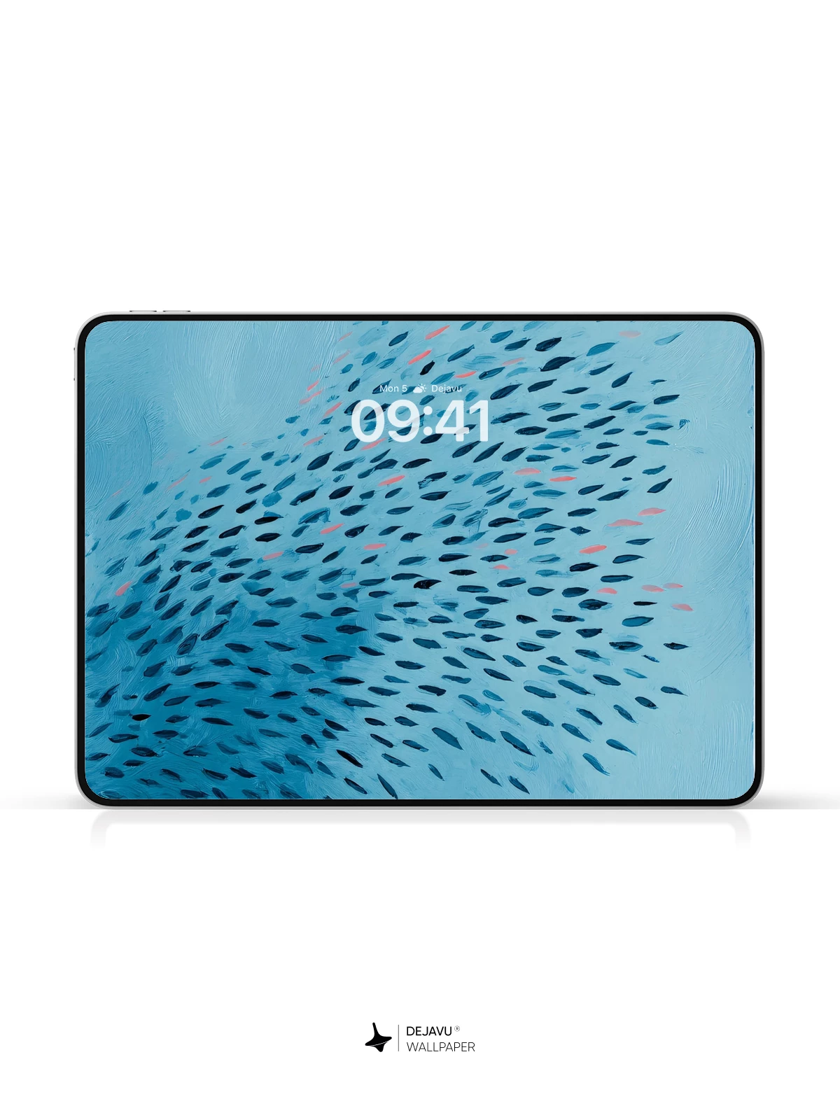 Abstract Blue Fish Wallpaper 4K for iPhone Lock Screen