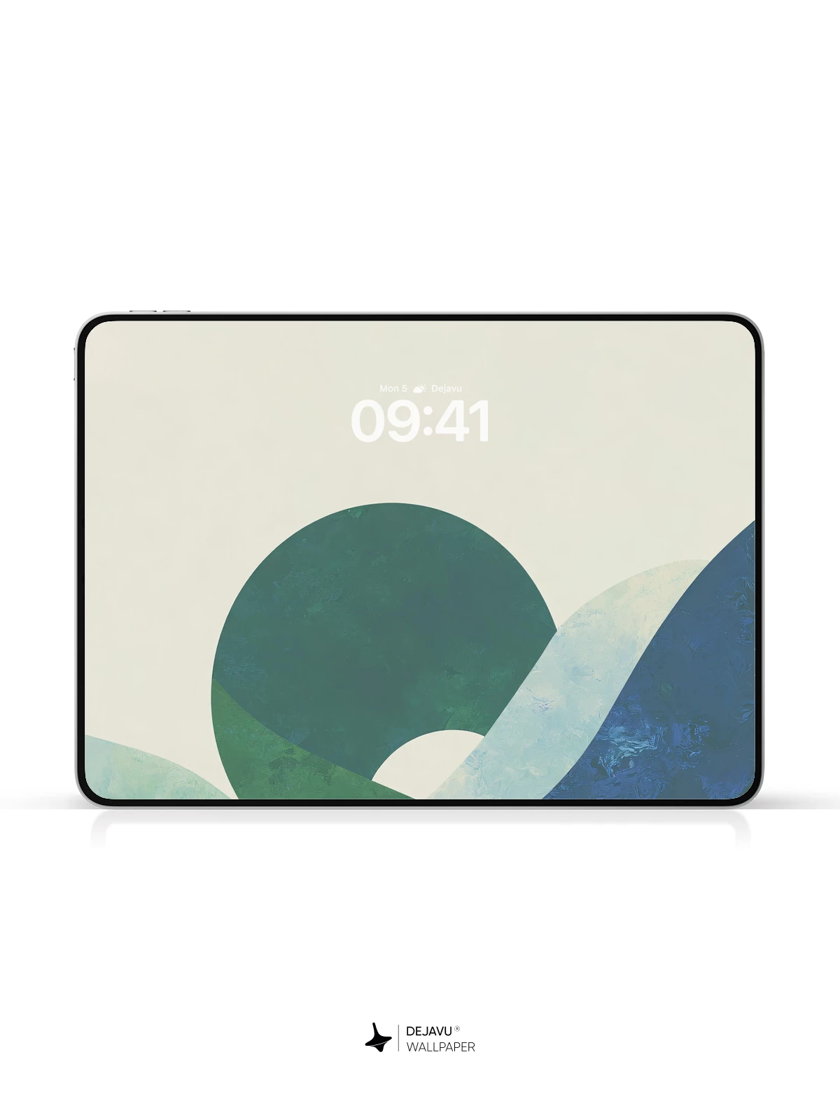 Abstract Green Blue Wallpaper 4K for Mobile Background