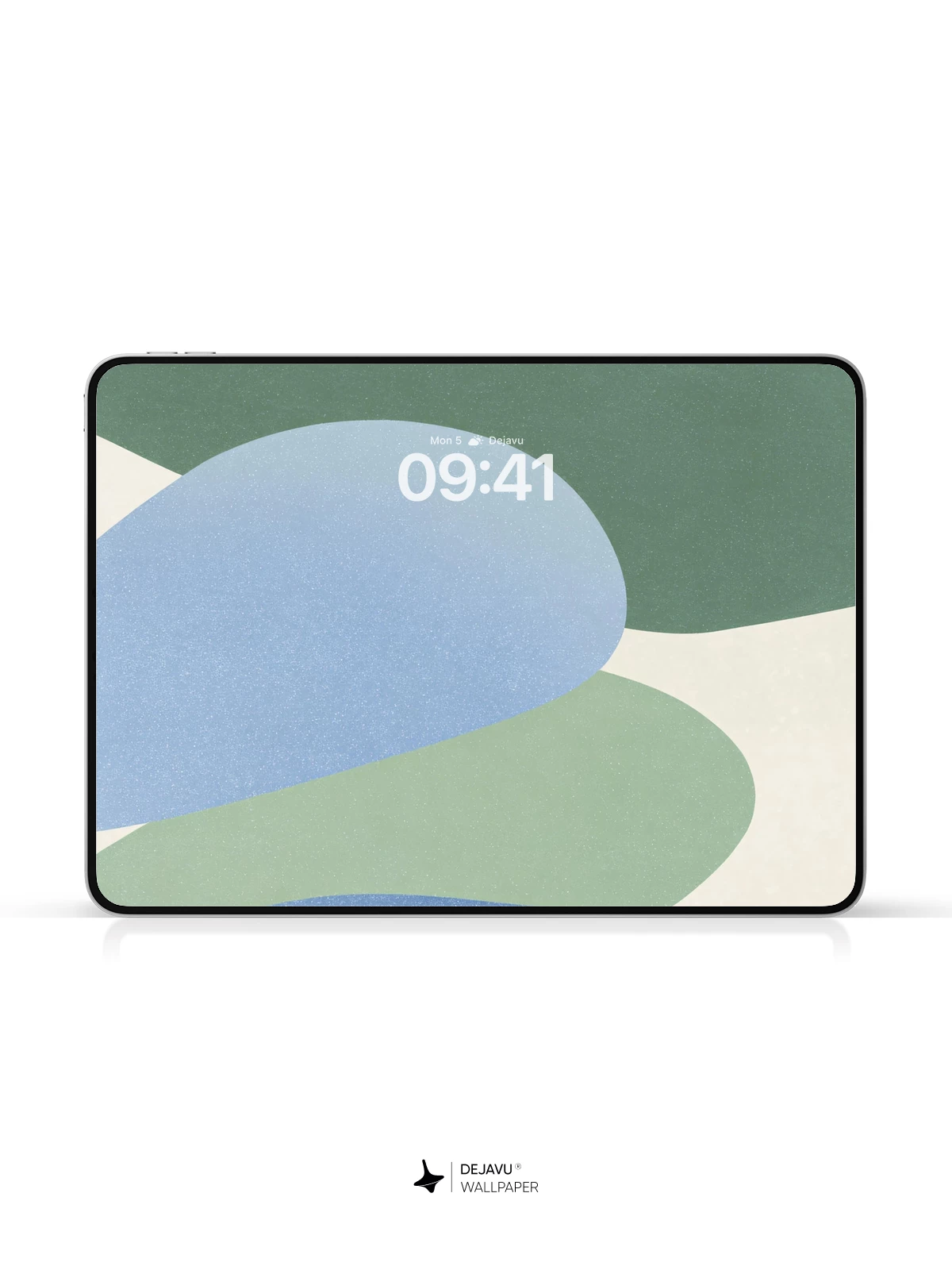 Abstract Blue and Green Wallpaper 4K for iPhone Lock Screen