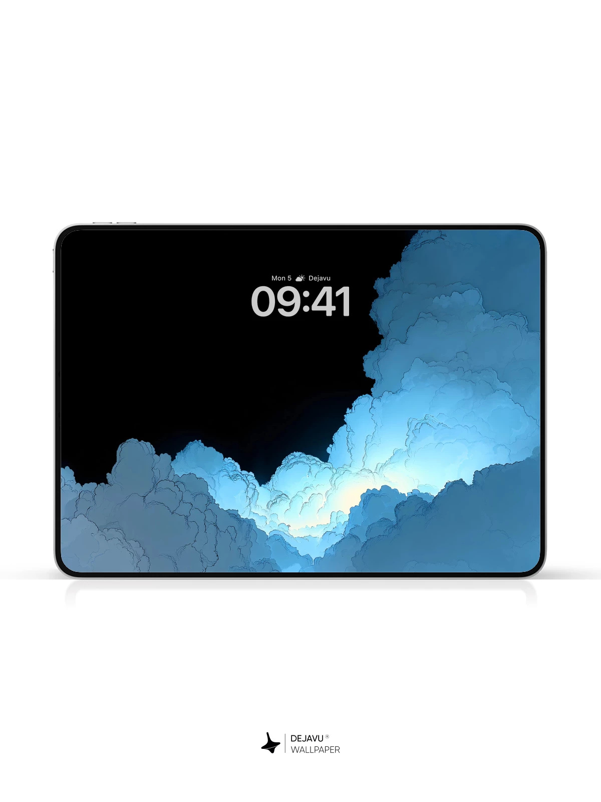 Blue Cloud Wallpaper 4K for iPhone Lock Screen