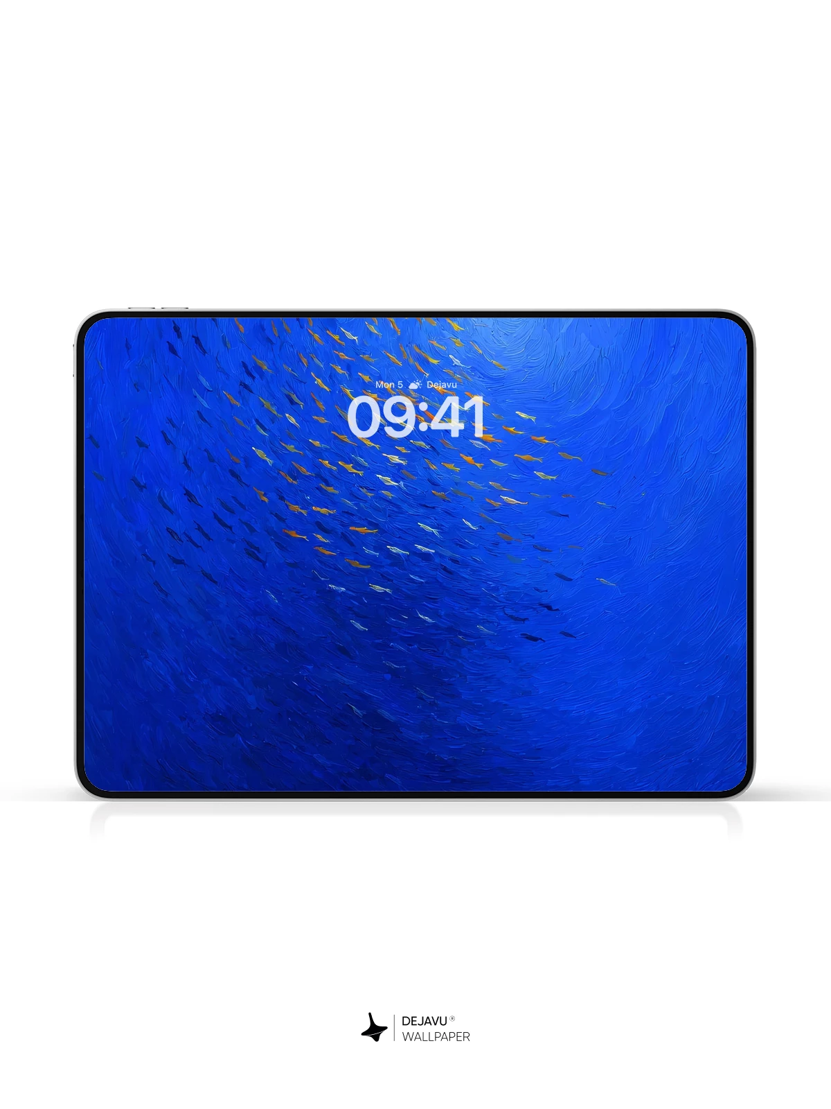 Underwater Fish School Wallpaper 4K for iPhone Lock Screen