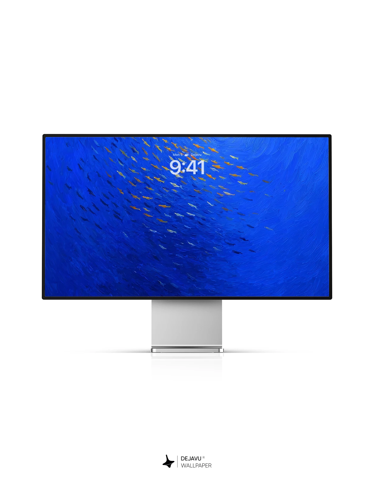 Underwater Fish School Wallpaper 4K for iPhone Lock Screen