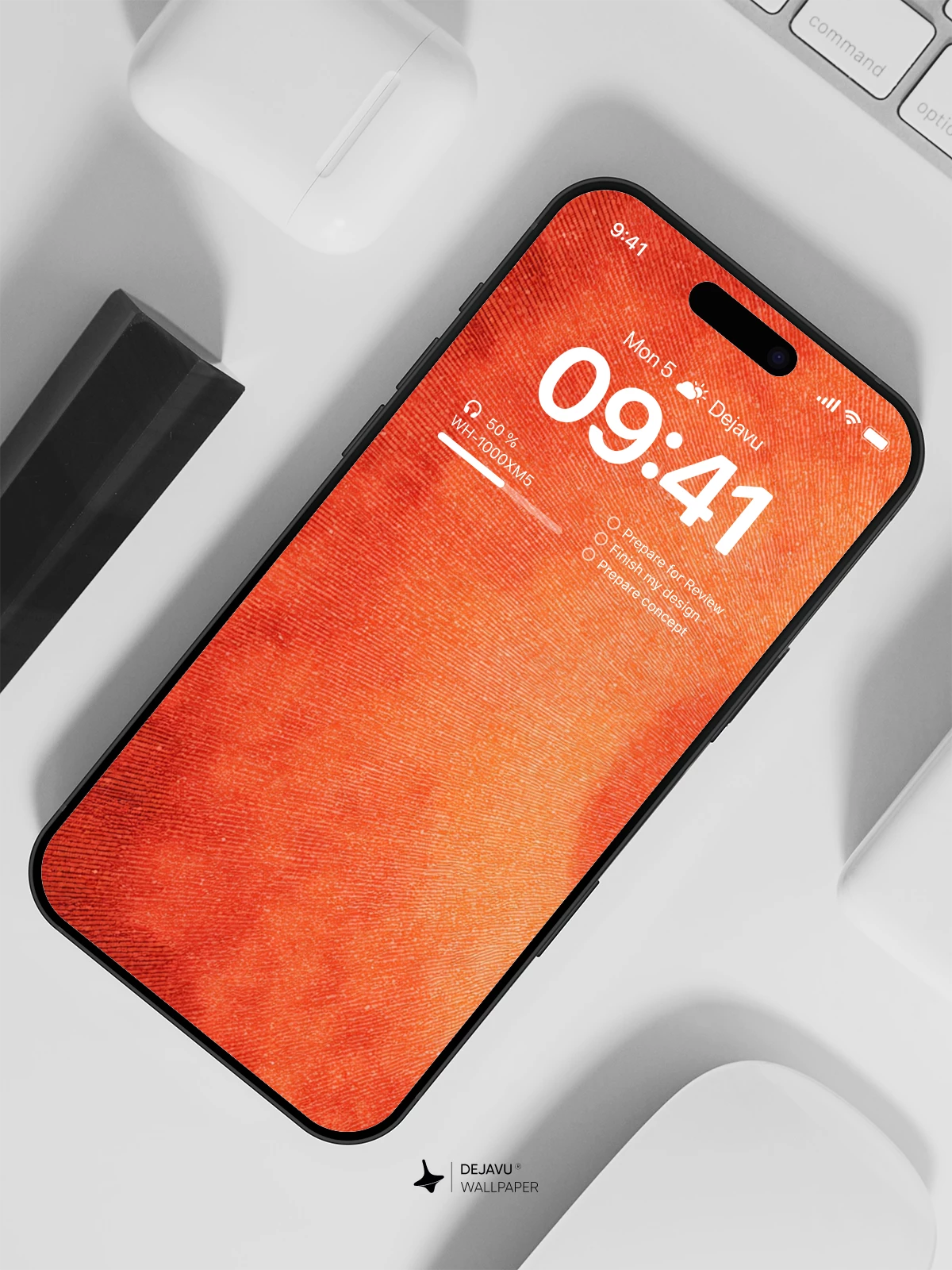 Abstract Red Sunburst Wallpaper 4K for iPhone Lock Screen