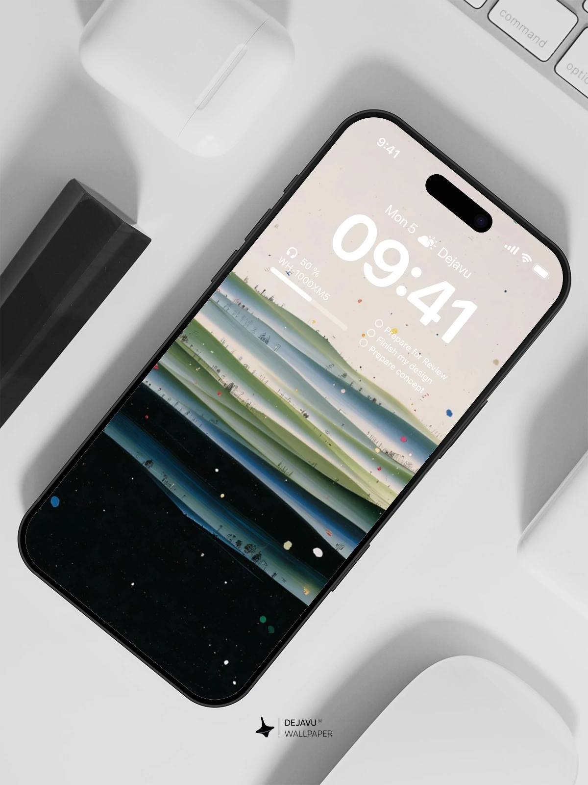 Hillside Landscape Wallpaper 4K for iPhone Lock Screen