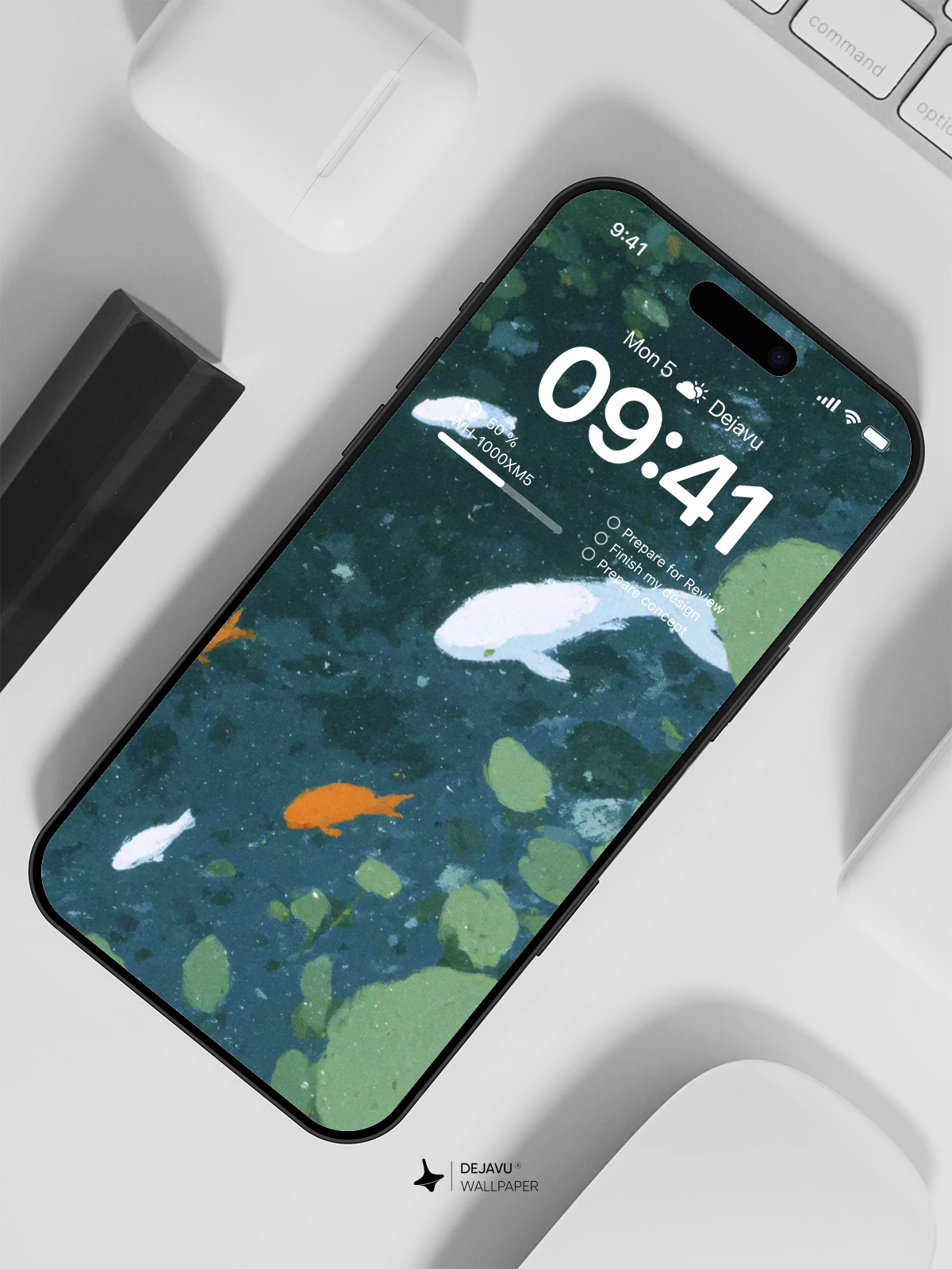 Koi Pond Wallpaper 4K for Mobile Background