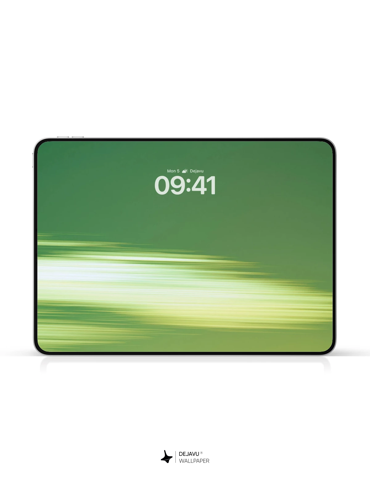 Abstract Green Blur Wallpaper 4K for iPhone Lock Screen