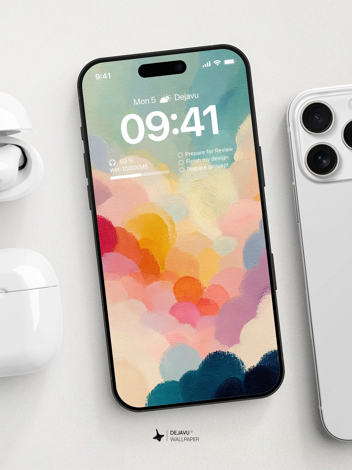 Abstract Cloud Wallpaper 4K for iPhone Lock Screen