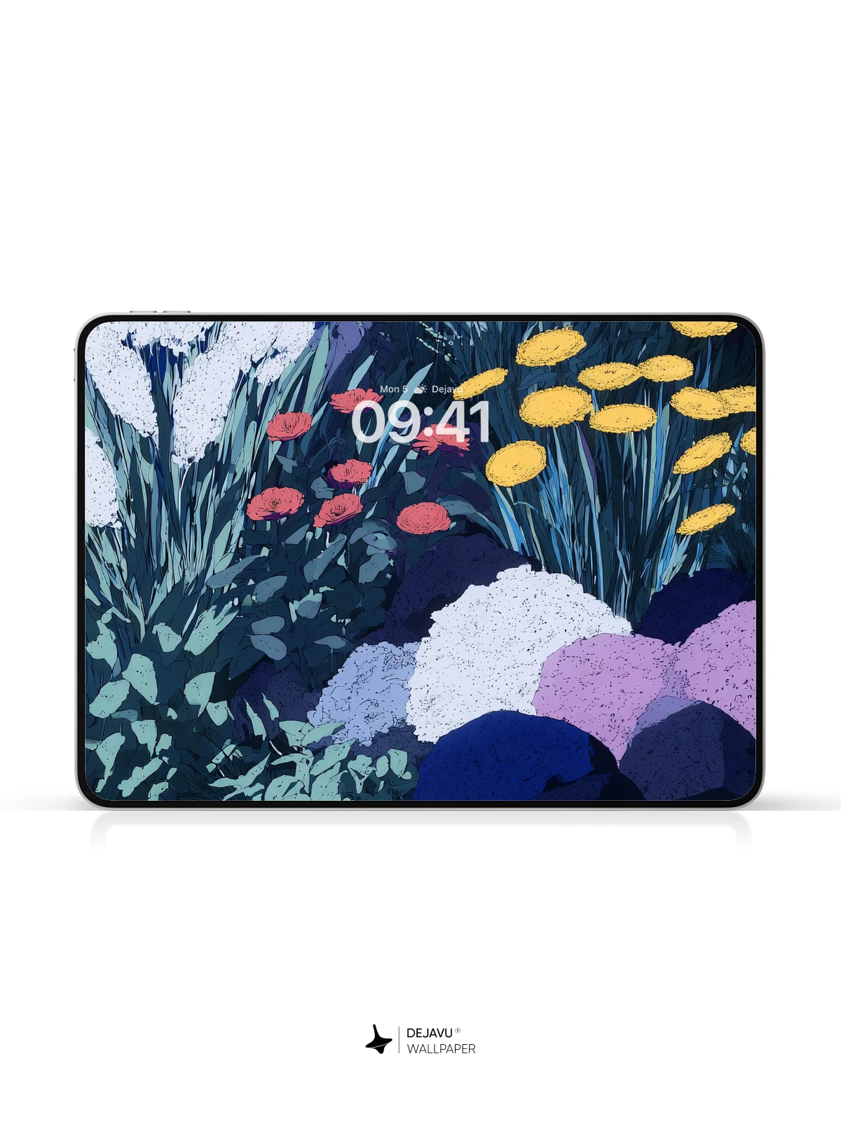 Vibrant Floral Garden Wallpaper 4K for iPhone Lock Screen