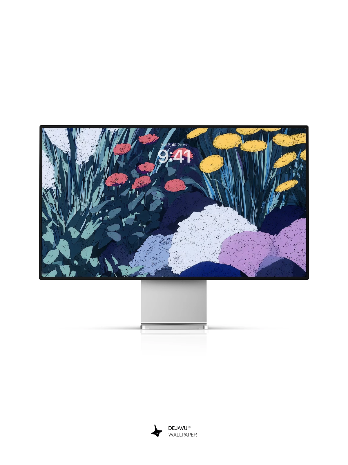 Vibrant Floral Garden Wallpaper 4K for iPhone Lock Screen
