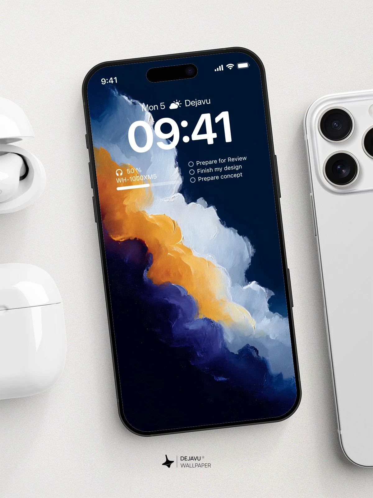 Colorful Cloud Wallpaper 4K for iPhone Lock Screen