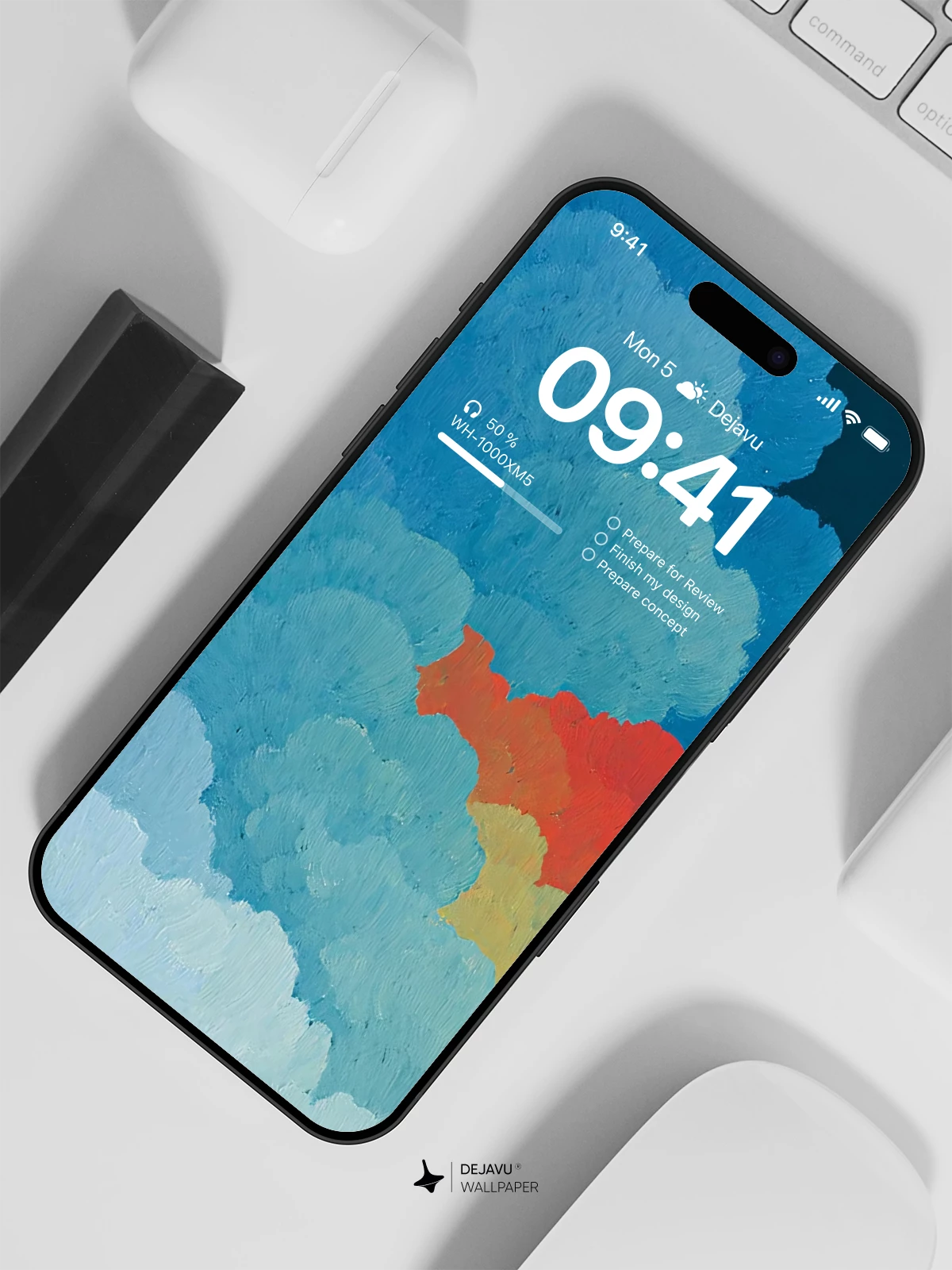 Colorful Clouds Wallpaper 4K for iPhone Lock Screen