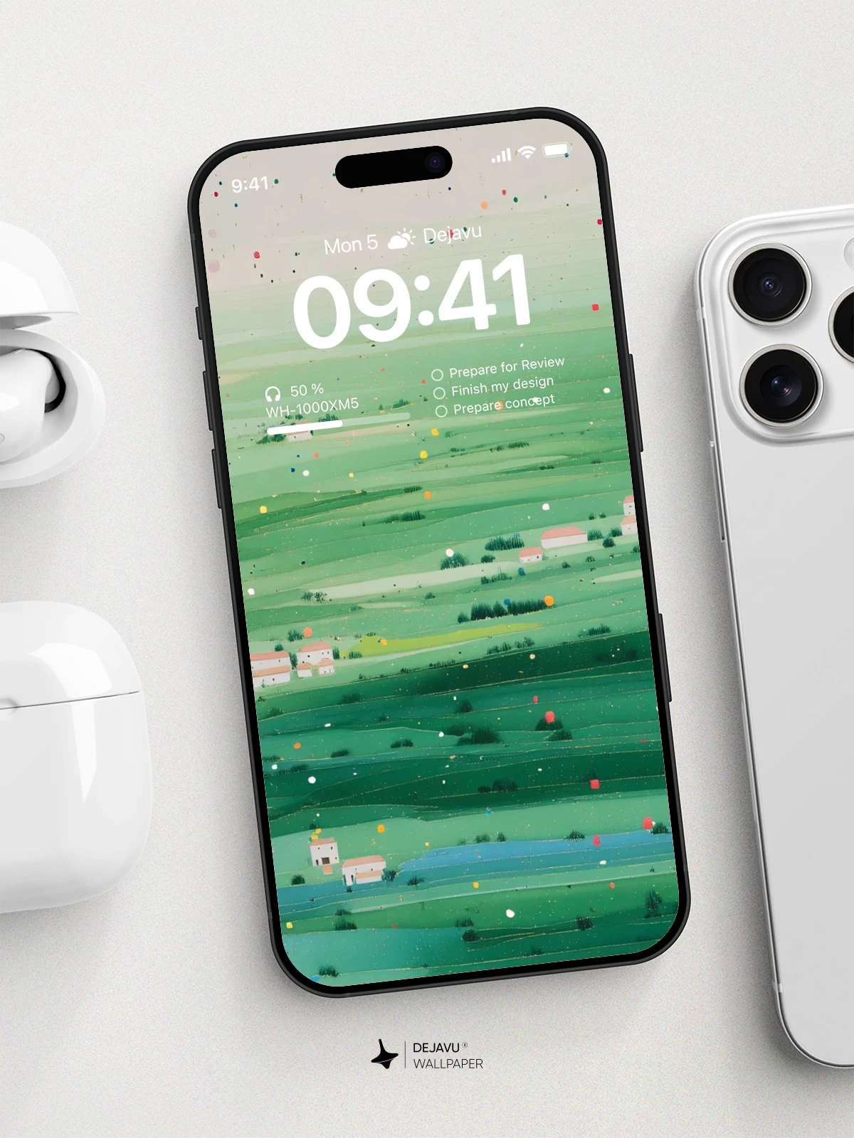 Green Field Wallpaper 4K for iPhone Lock Screen