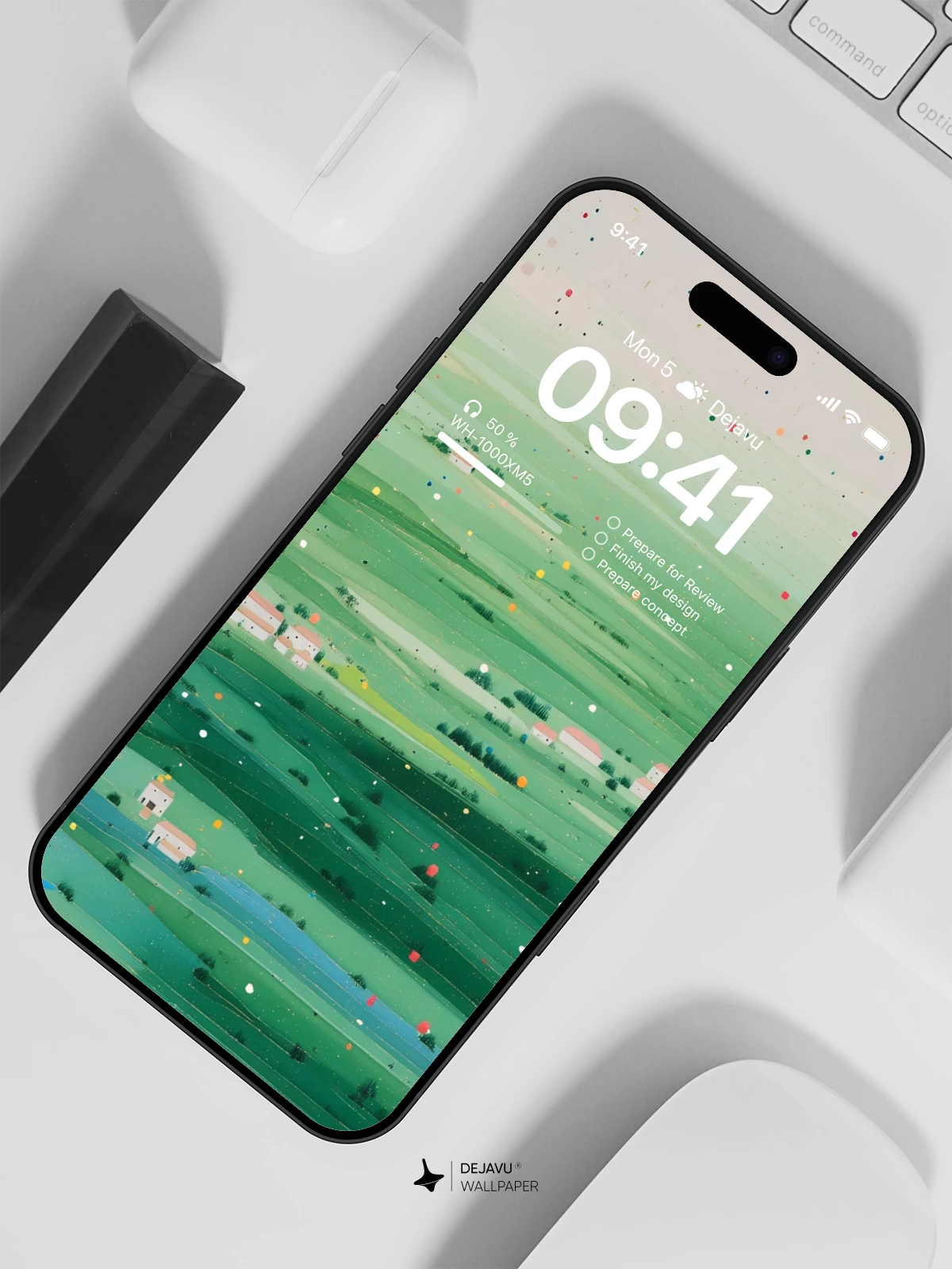 Green Field Wallpaper 4K for iPhone Lock Screen