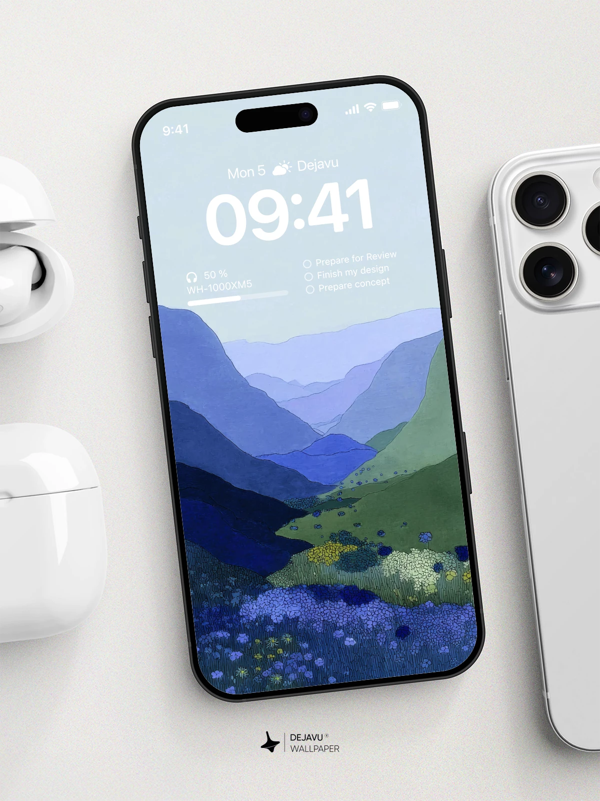 Mountain Valley Wallpaper 4K for iPhone Lock Screen