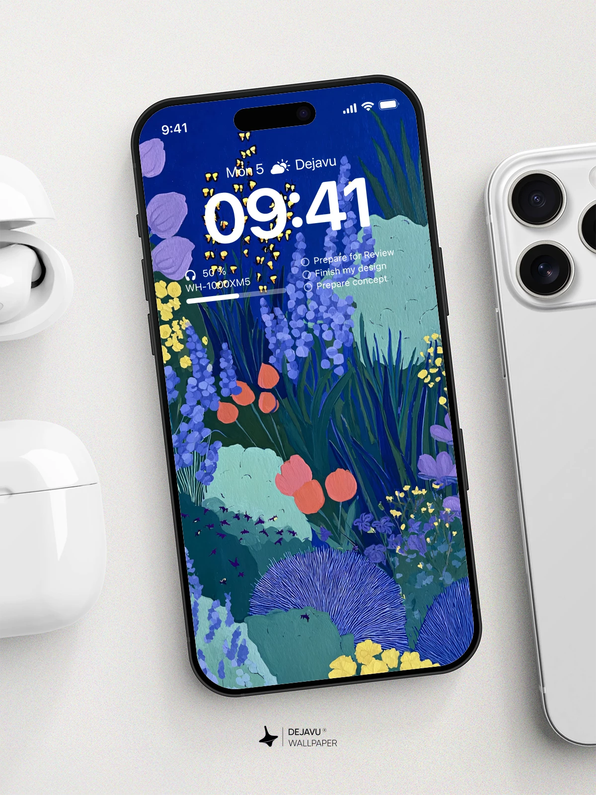 Floral Garden Wallpaper 4K for iPhone Lock Screen