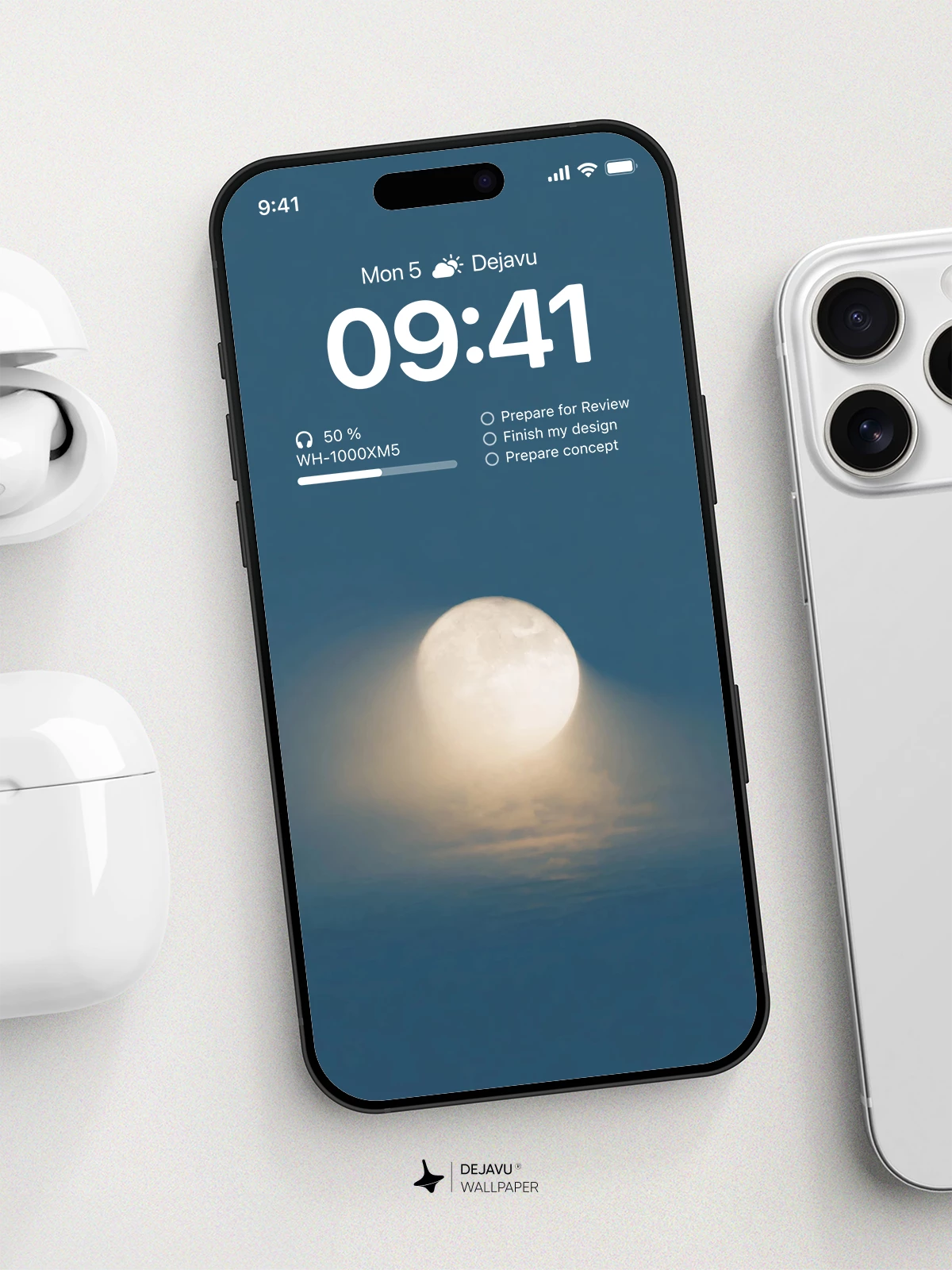 Moon Wallpaper 4K for iPhone Lock Screen