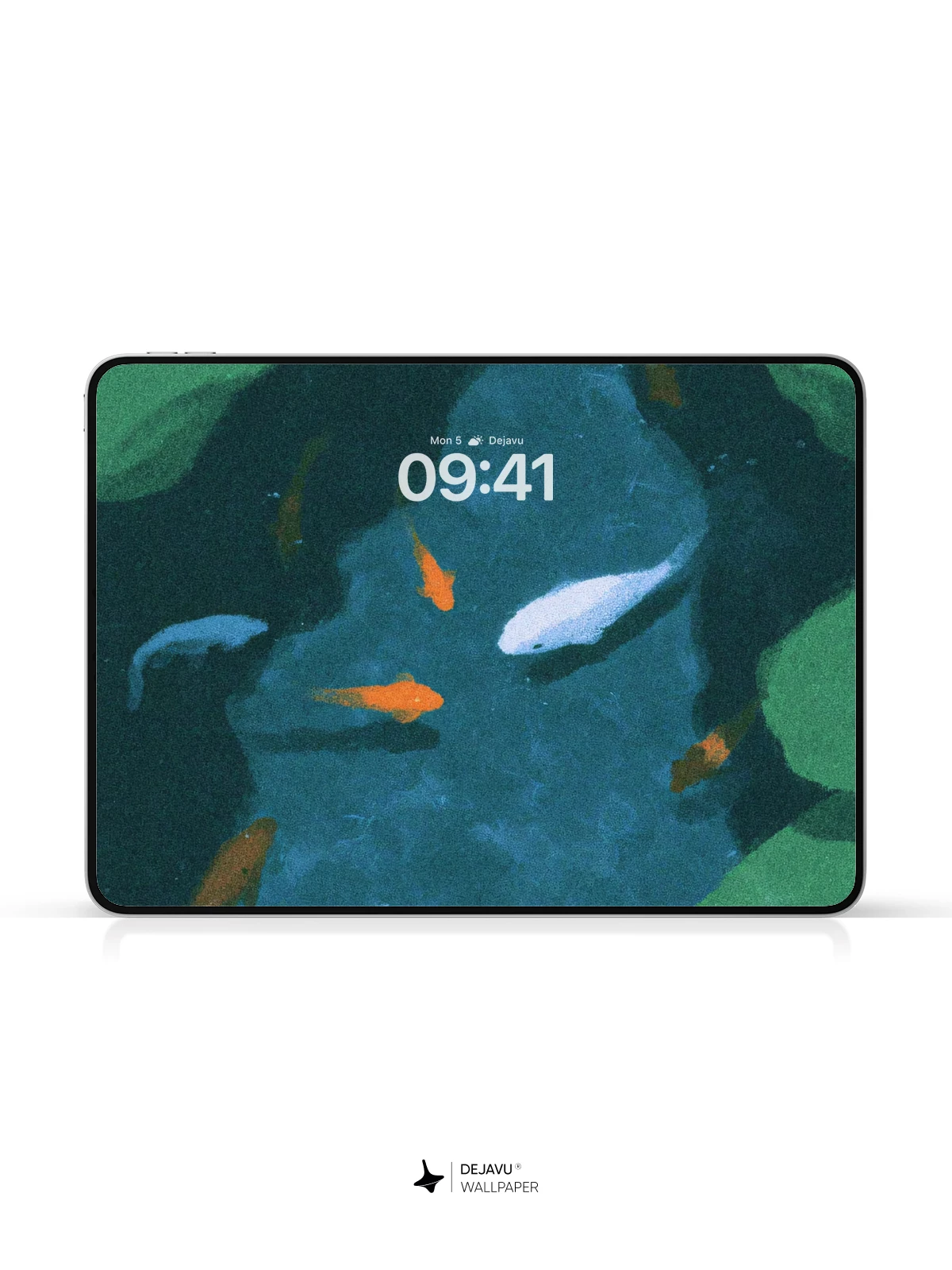 Koi Pond Wallpaper 4K for iPhone Lock Screen