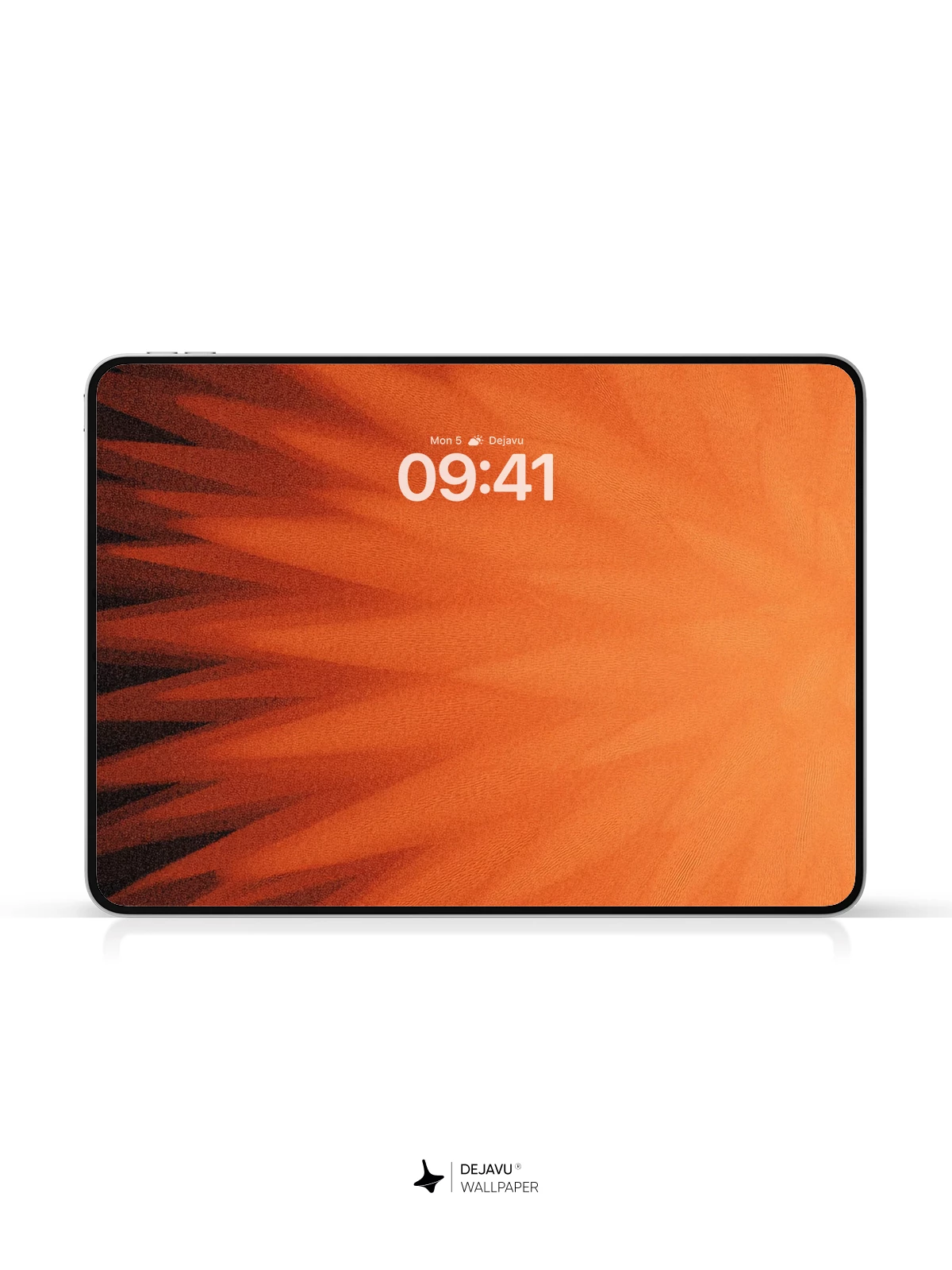 Orange Burst Wallpaper 4K for iPhone Lock Screen