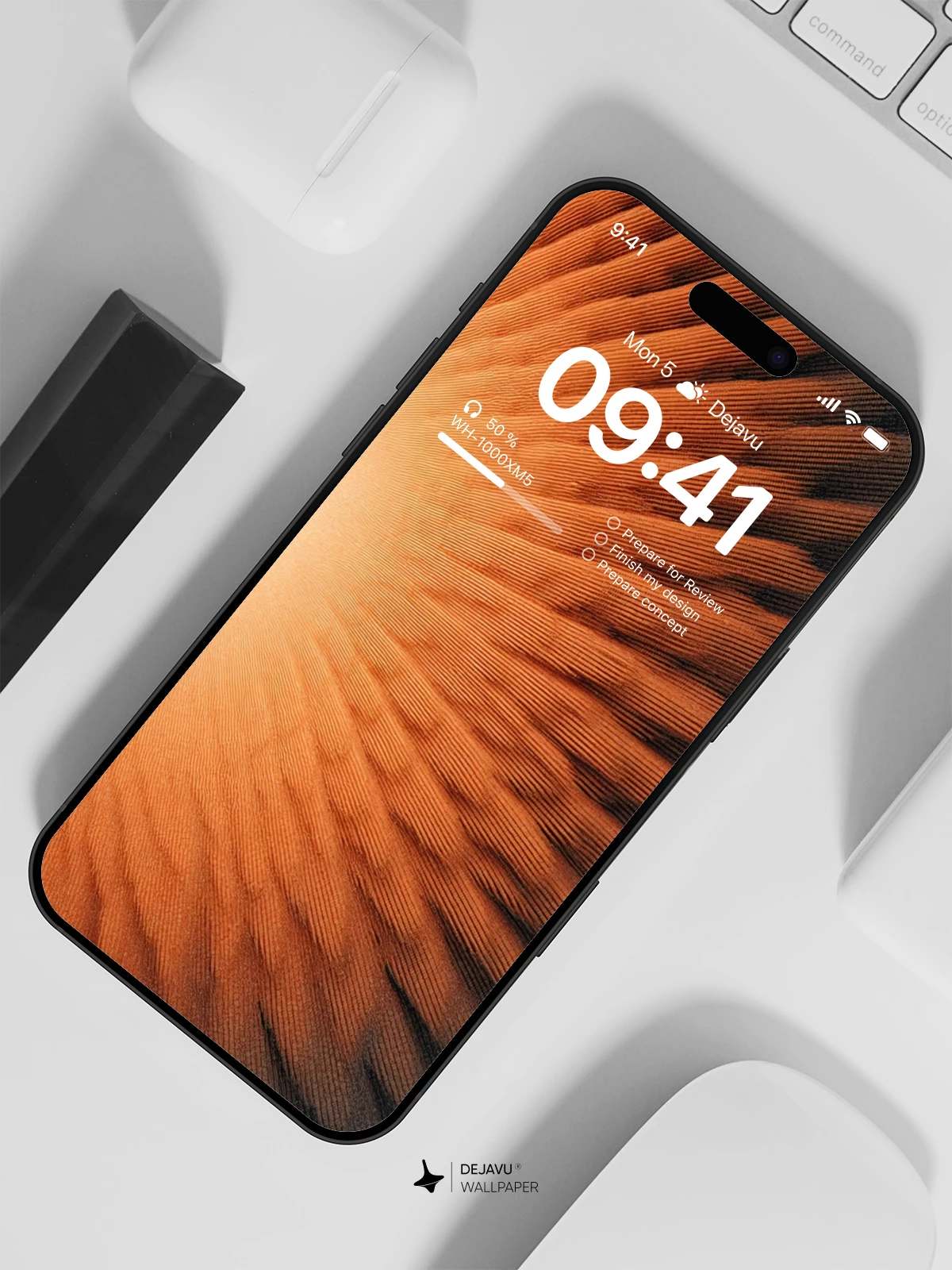 Abstract Sunburst Wallpaper 4K for iPhone Lock Screen