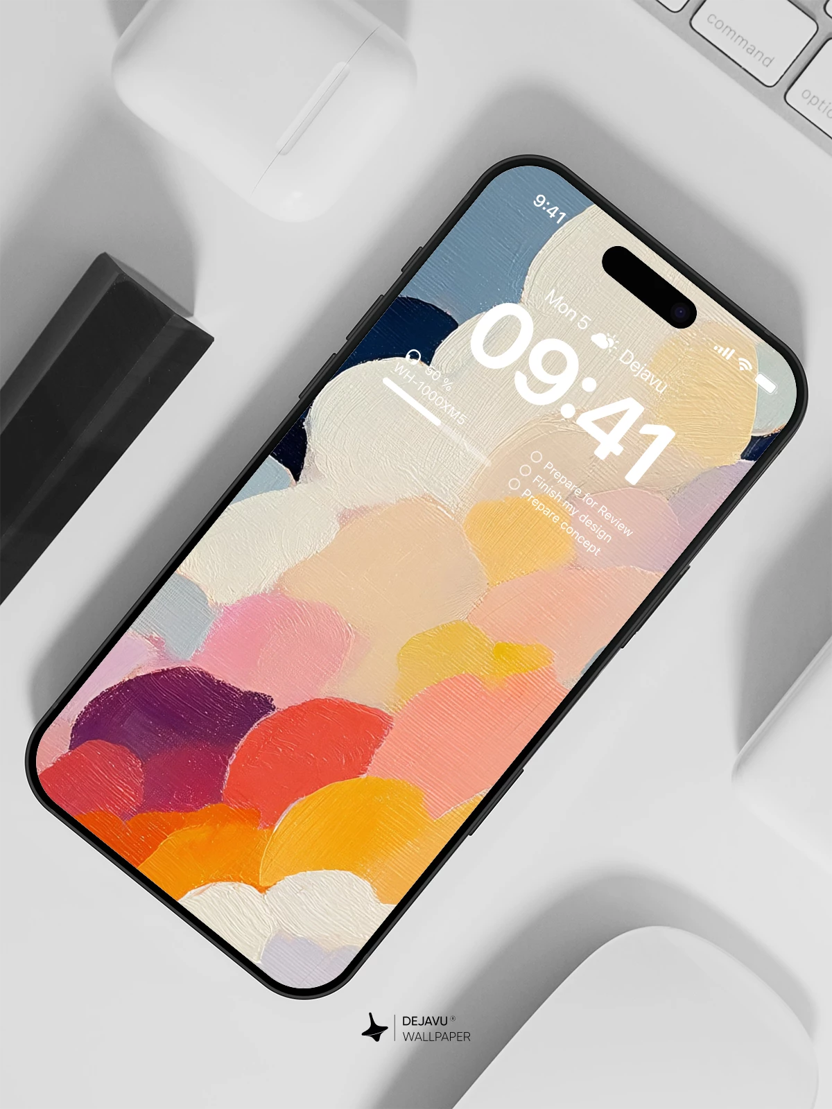 Abstract Clouds Wallpaper 4K for iPhone Lock Screen