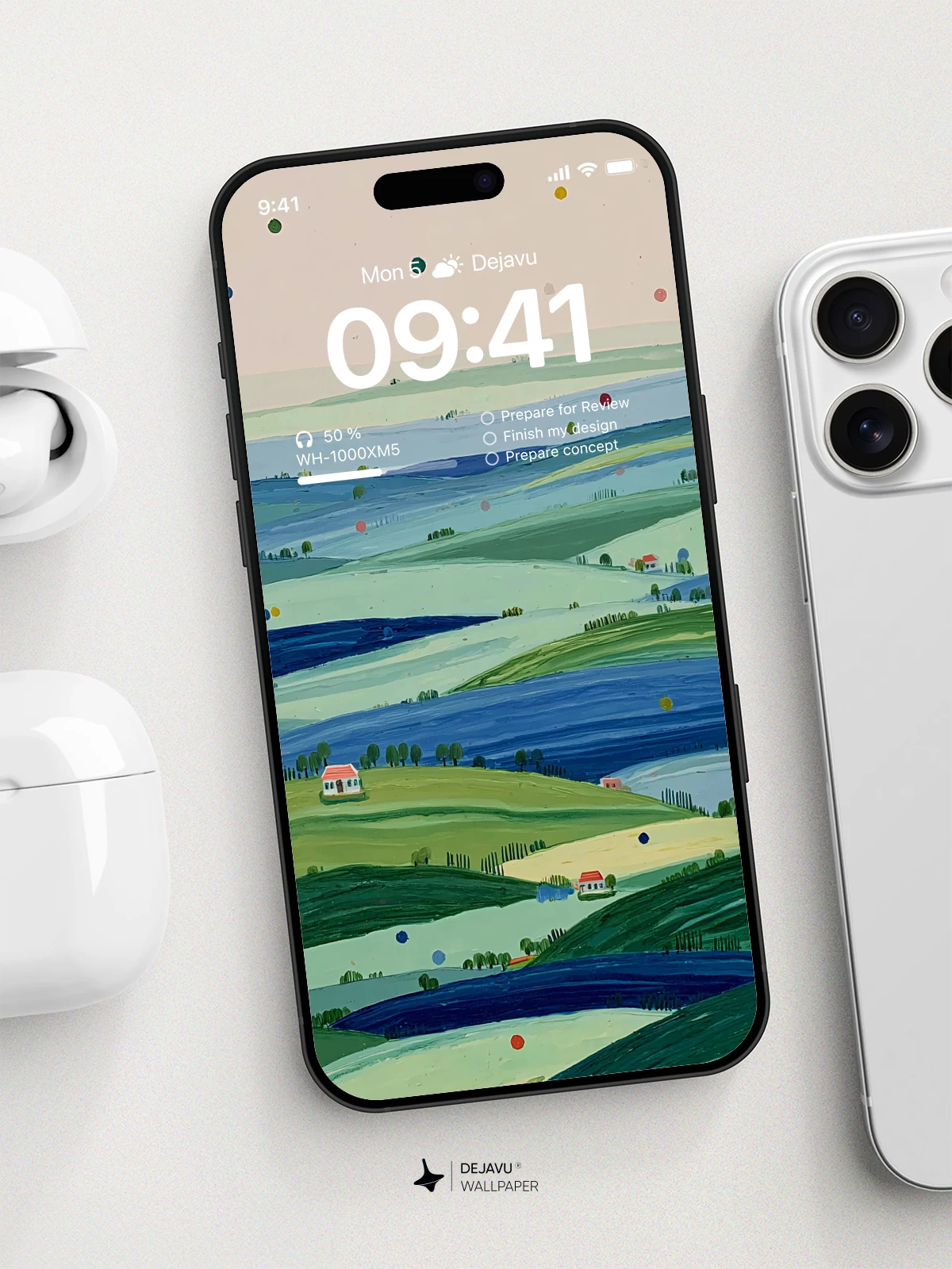 Rolling Hills Landscape Wallpaper 4K for iPhone Lock Screen
