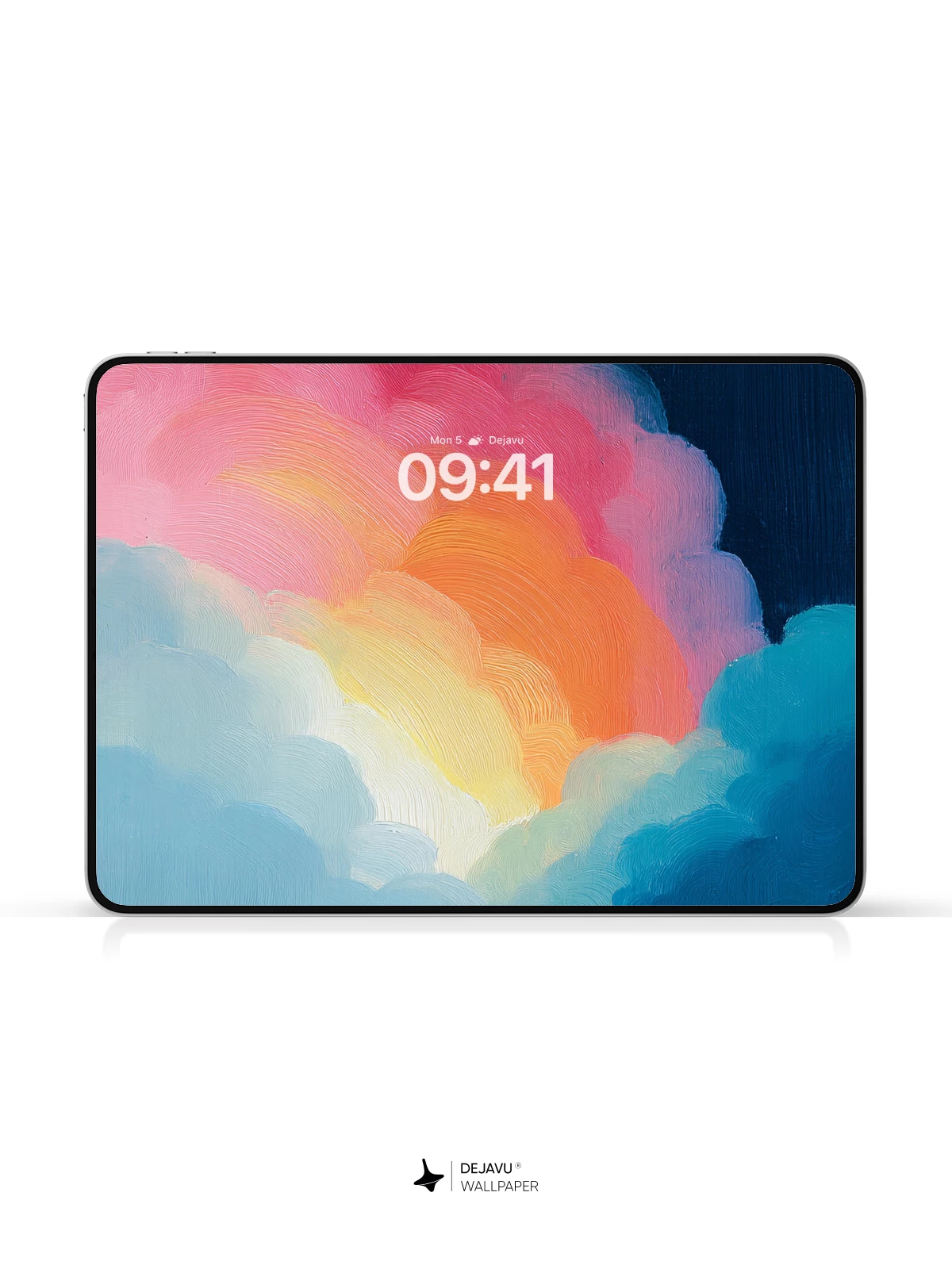 Abstract Colorful Cloud Wallpaper 4K for iPhone Lock Screen