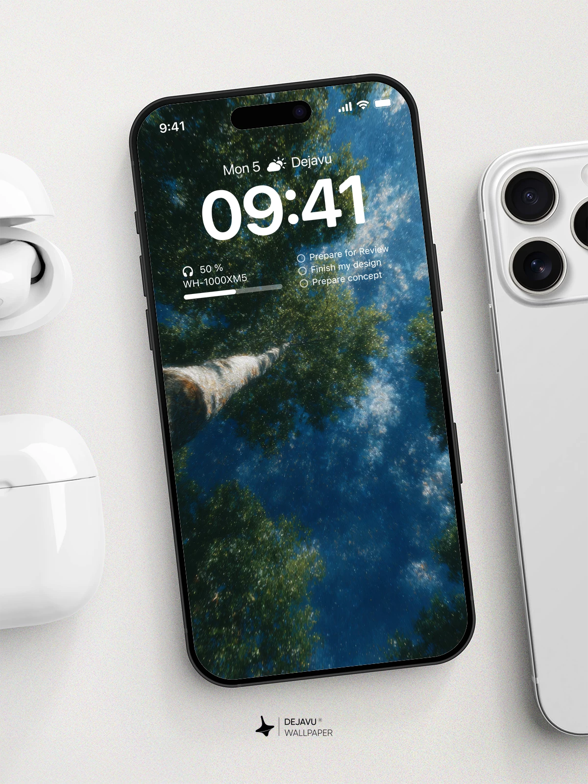 Tree Canopy Wallpaper 4K for iPhone Lock Screen