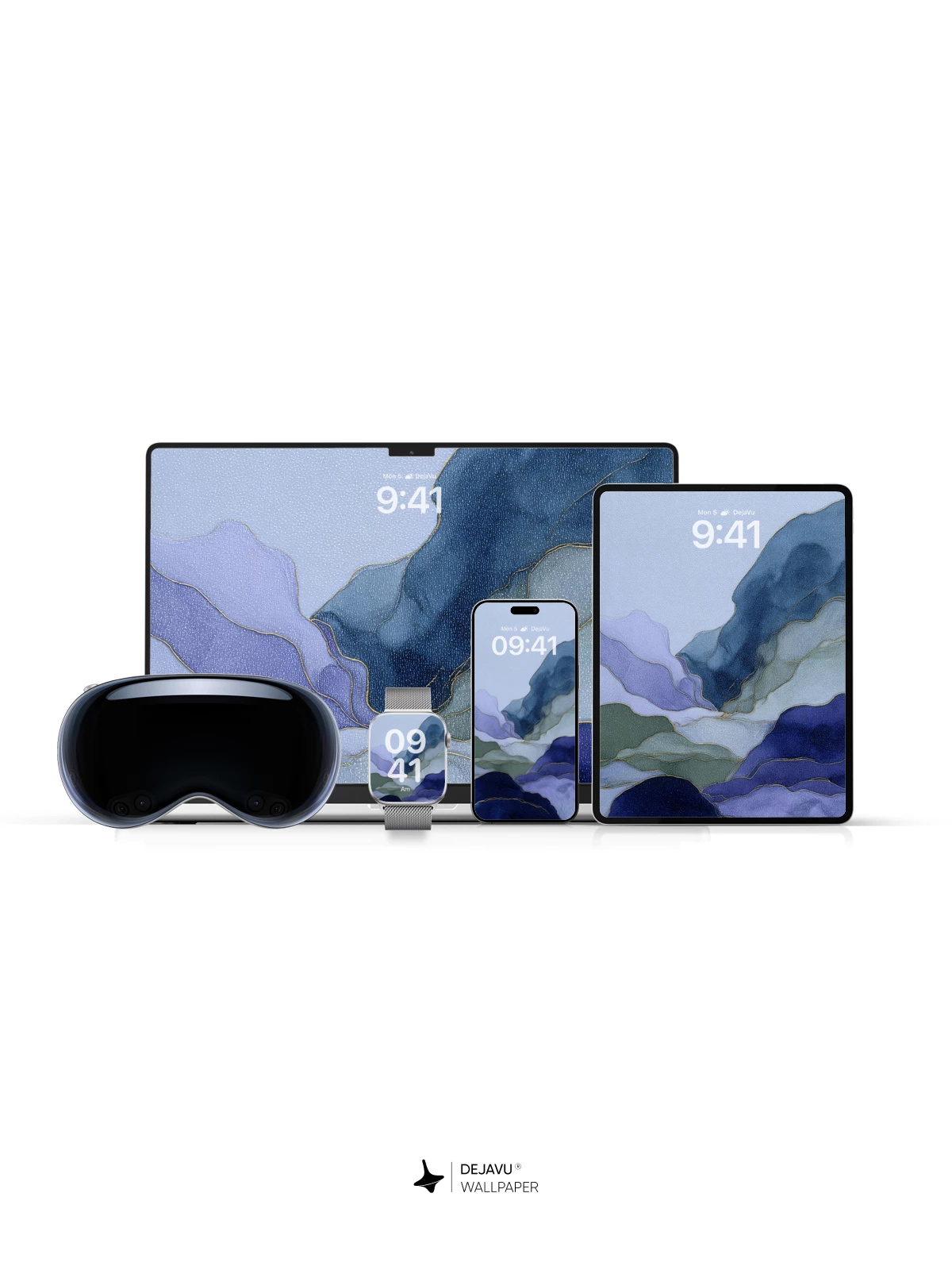 Abstract Mountain Landscape Wallpaper 4K for iPhone Lock Screen
