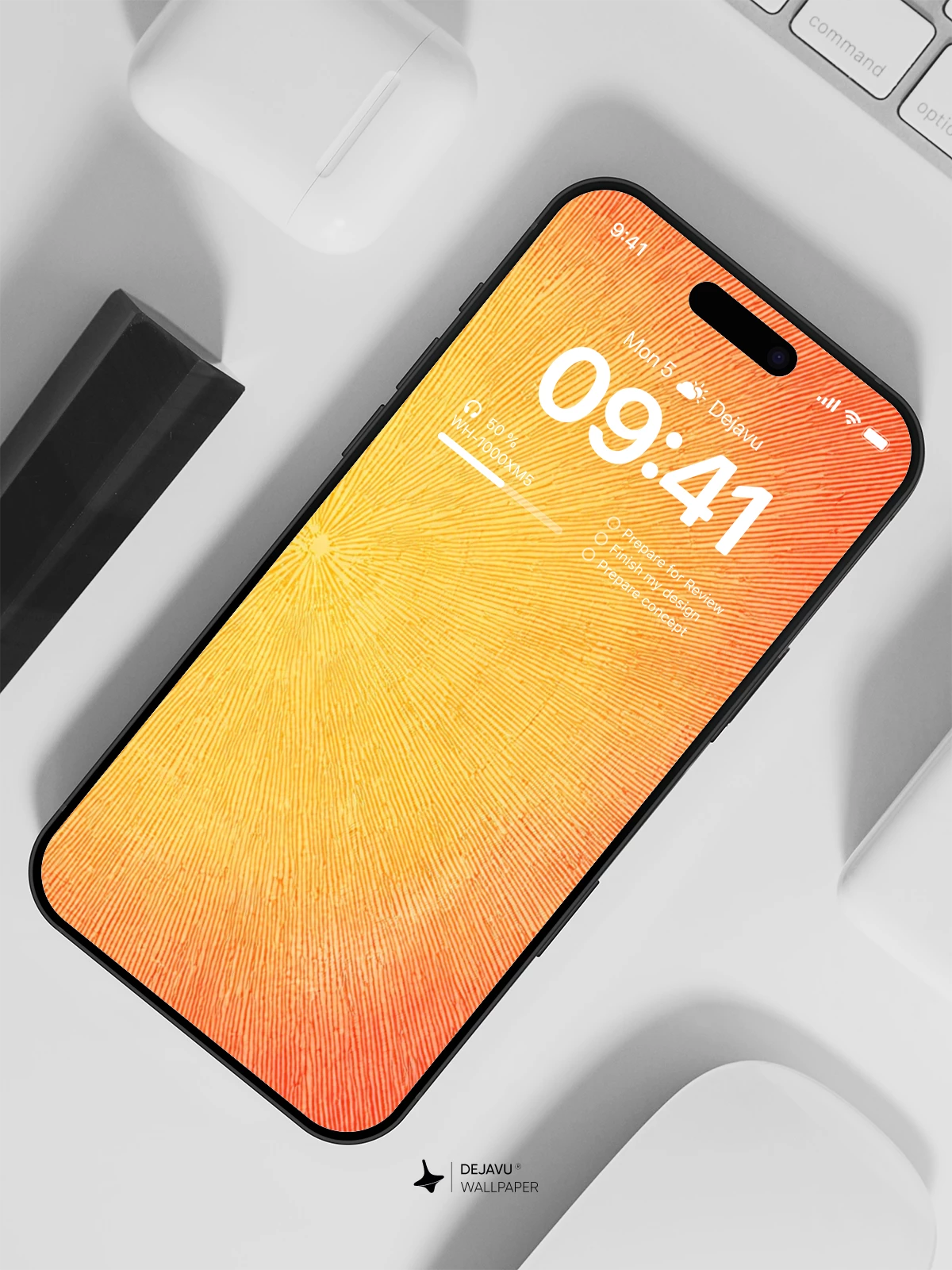 Vibrant Gradient Sunburst Wallpaper 4K for Mobile Background