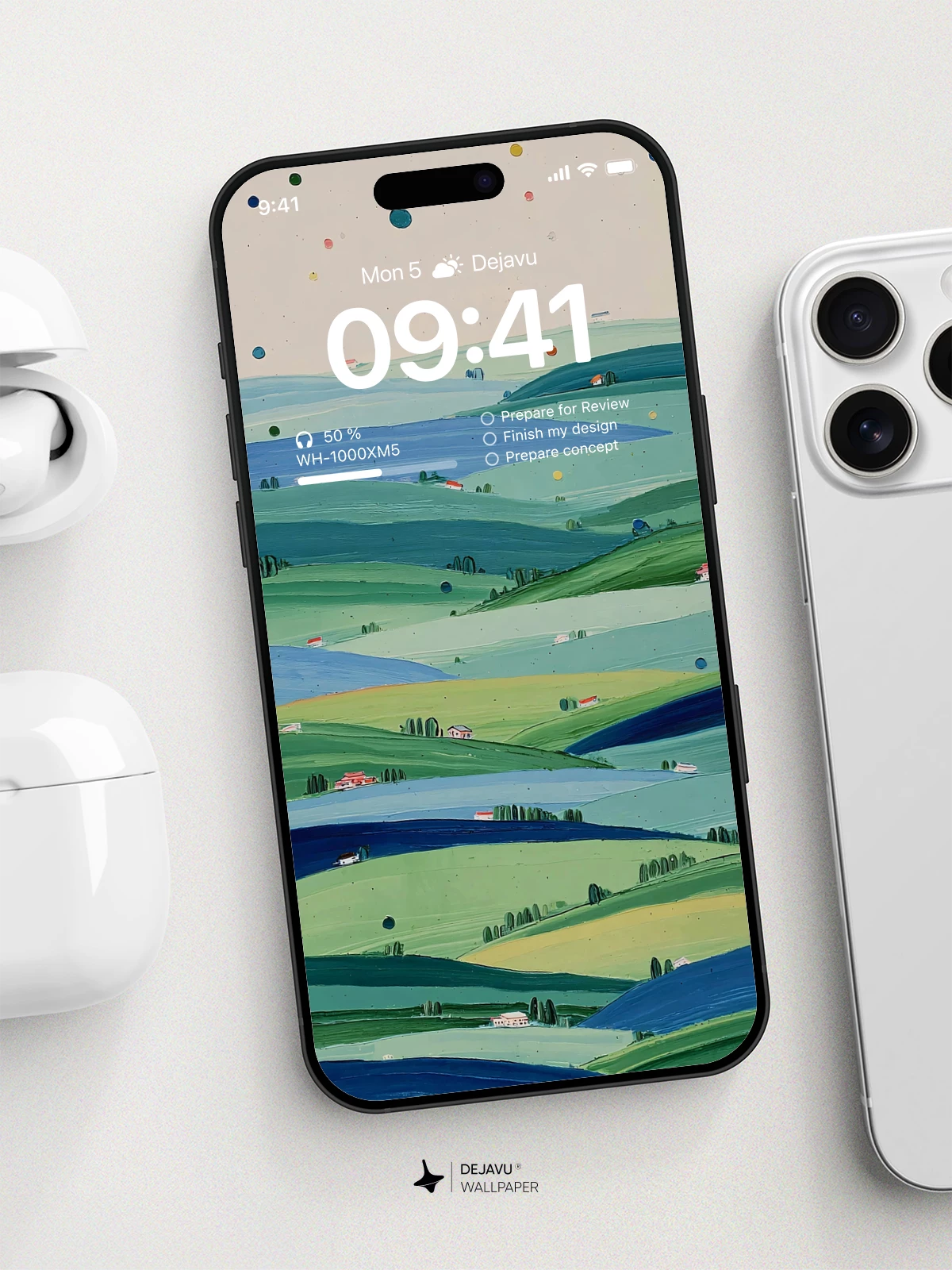 Rolling Hills Landscape Wallpaper 4K for iPhone Lock Screen