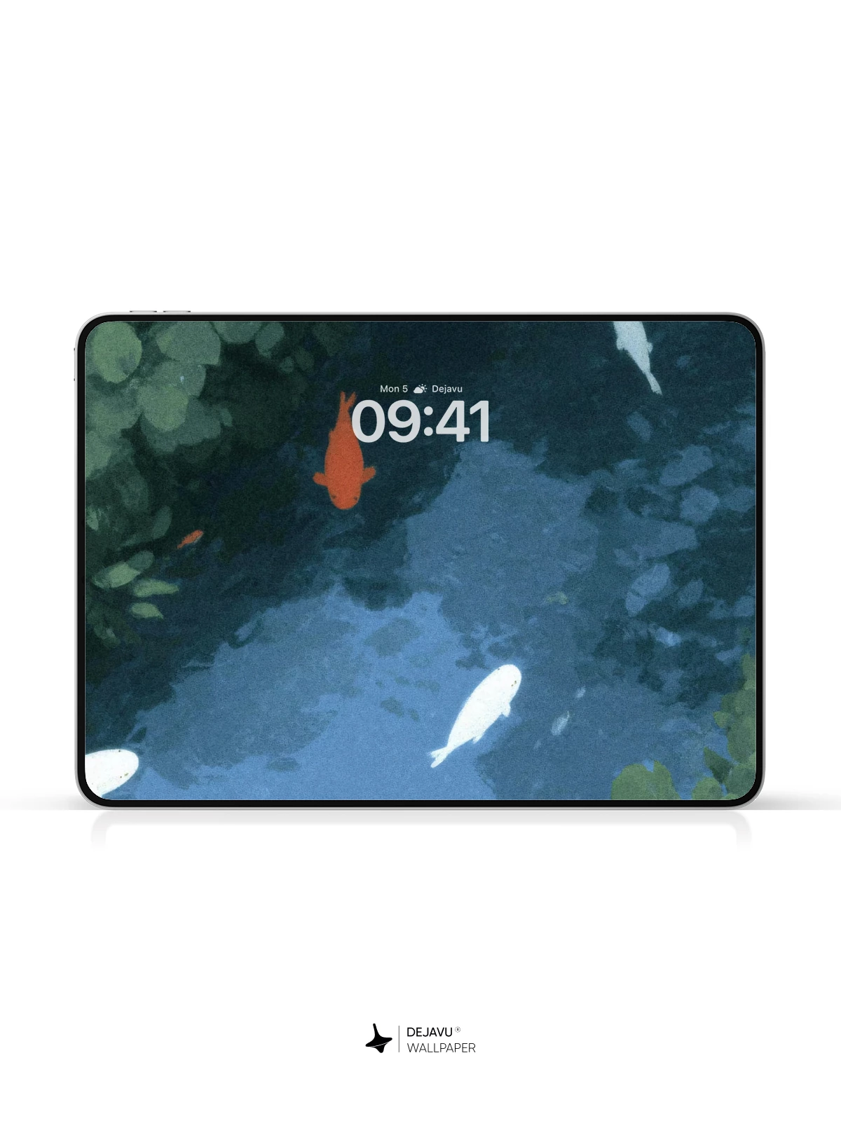 Koi Fish Pond Wallpaper 4K for iPhone Lock Screen