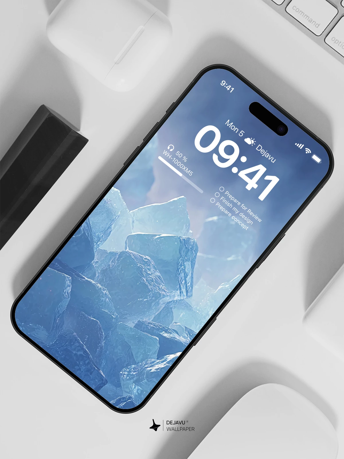 Ice Block Wallpaper 4K for Mobile Background