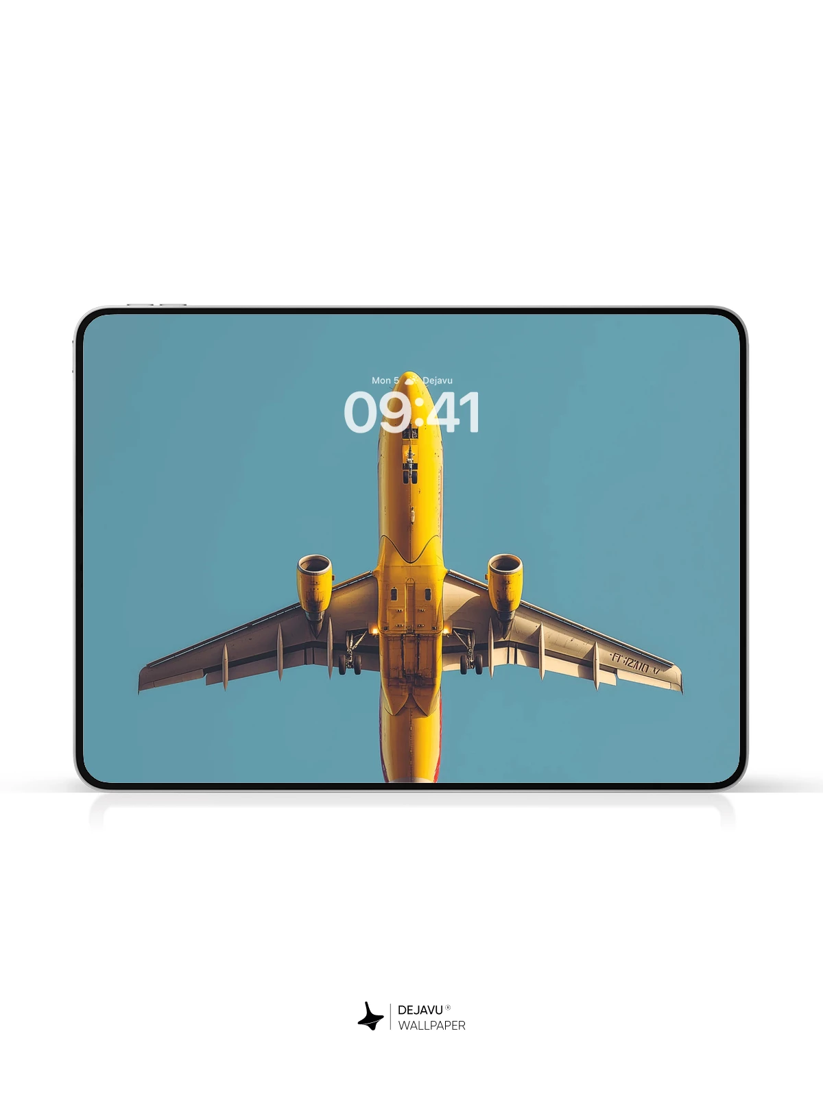 Yellow Airplane Wallpaper 4K for iPhone Lock Screen