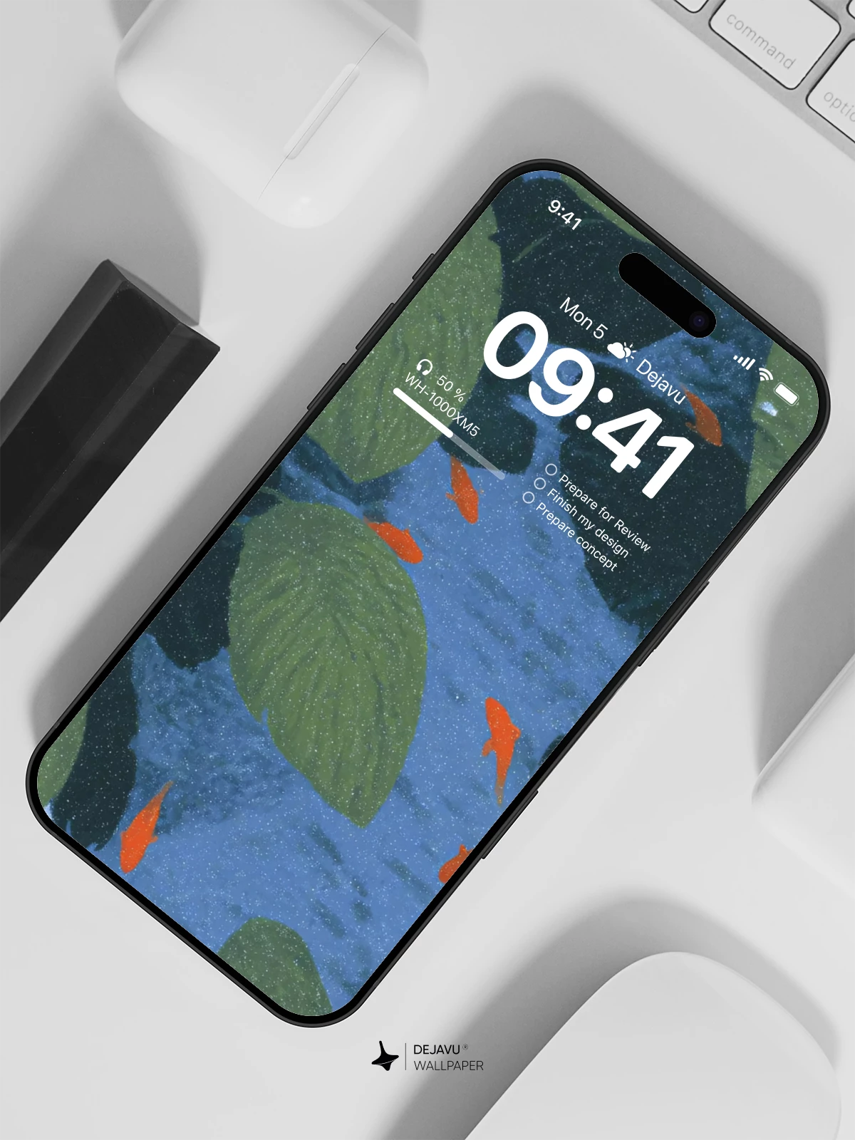Lily Pond Wallpaper 4K for iPhone Lock Screen