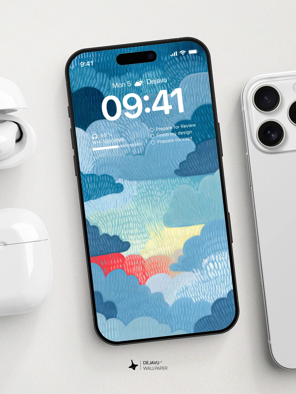 Cloudy Sky Wallpaper 4K for iPhone Lock Screen
