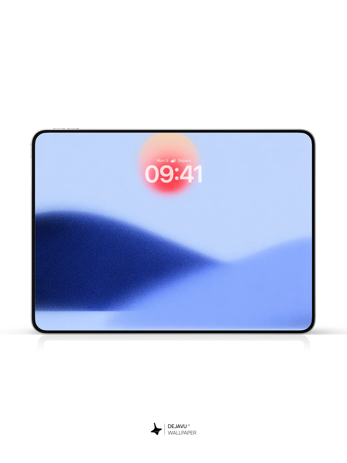 Abstract Blue Red Gradient Wallpaper 4K for iPhone Lock Screen