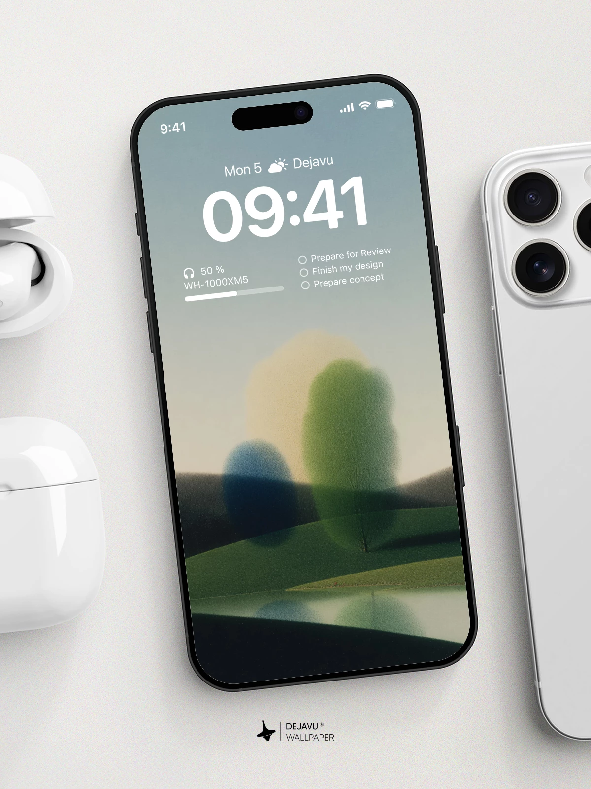 Minimalist Landscape Wallpaper 4K for iPhone Lock Screen