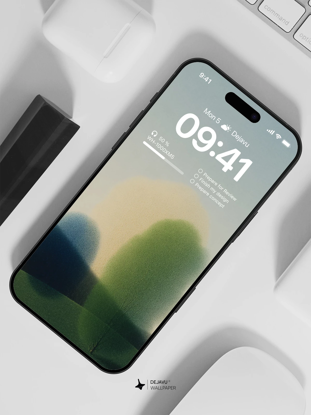 Minimalist Landscape Wallpaper 4K for iPhone Lock Screen