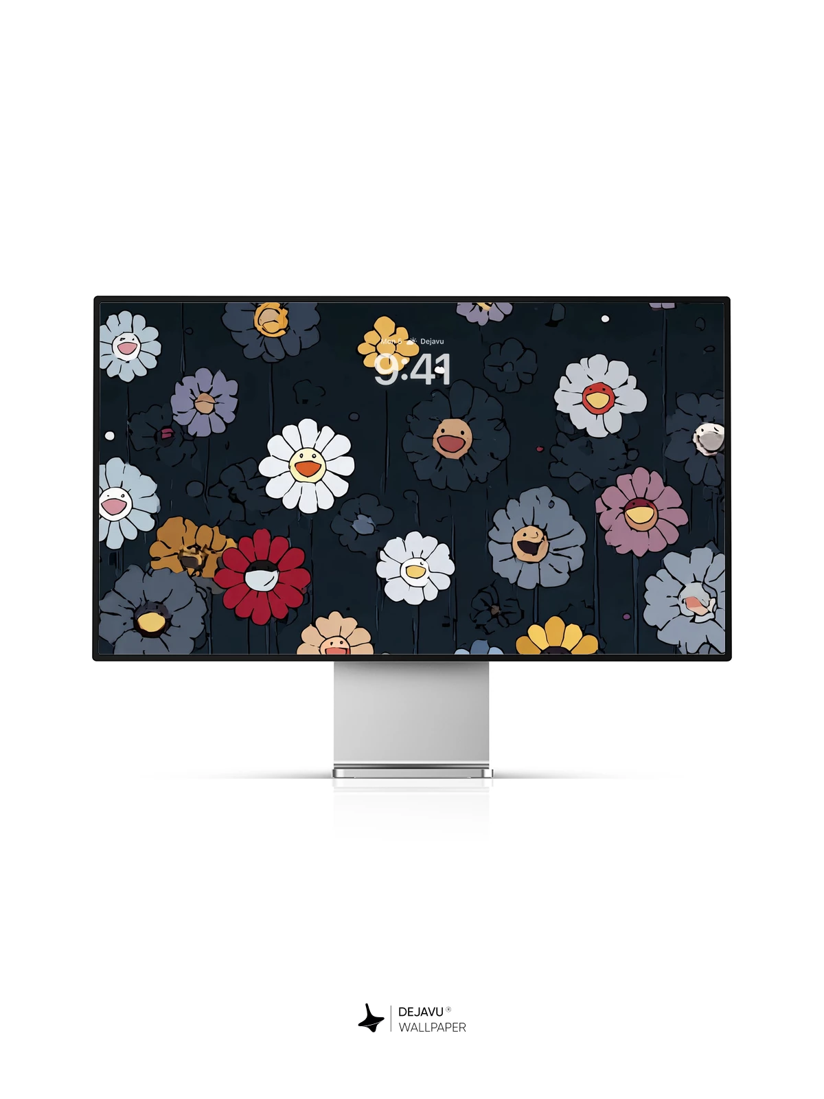 Cartoon Flowers Wallpaper 4K for iPhone Lock Screen