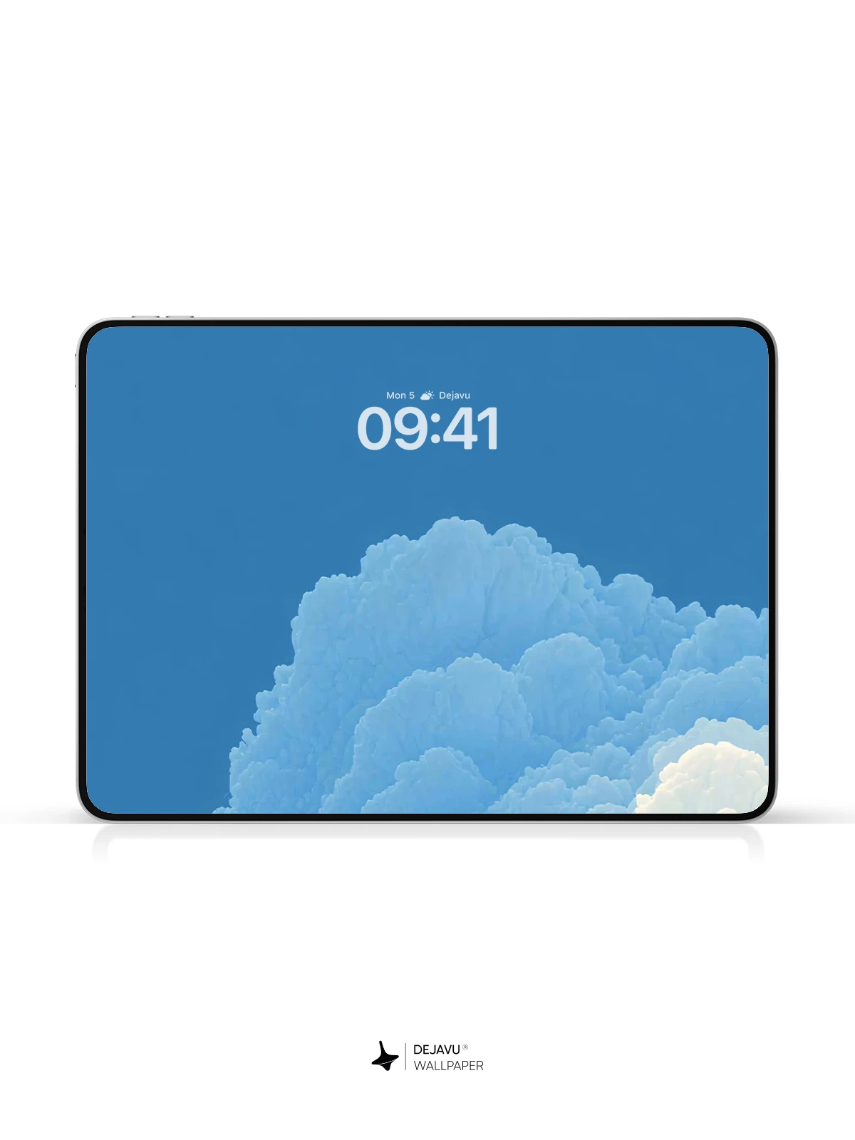Blue Sky Clouds Wallpaper 4K for iPhone Lock Screen