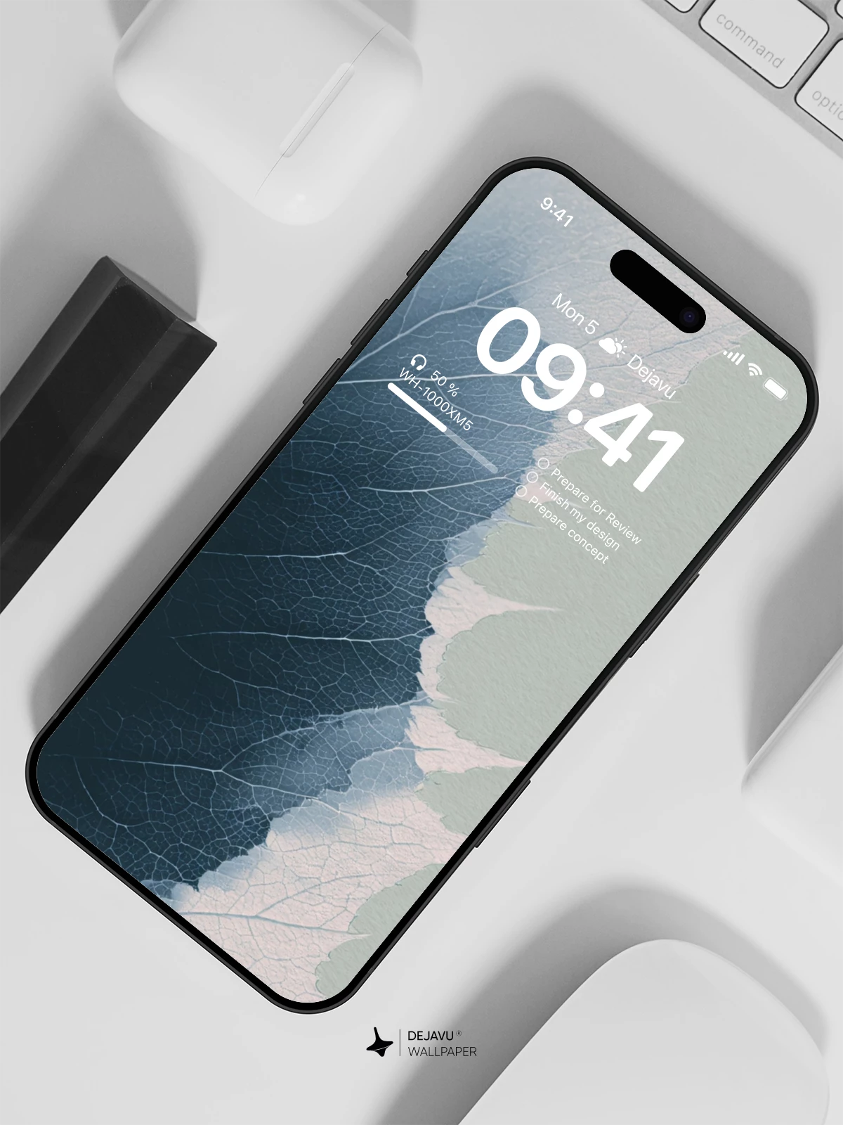 Leaf Veins Wallpaper 4K for iPhone Lock Screen