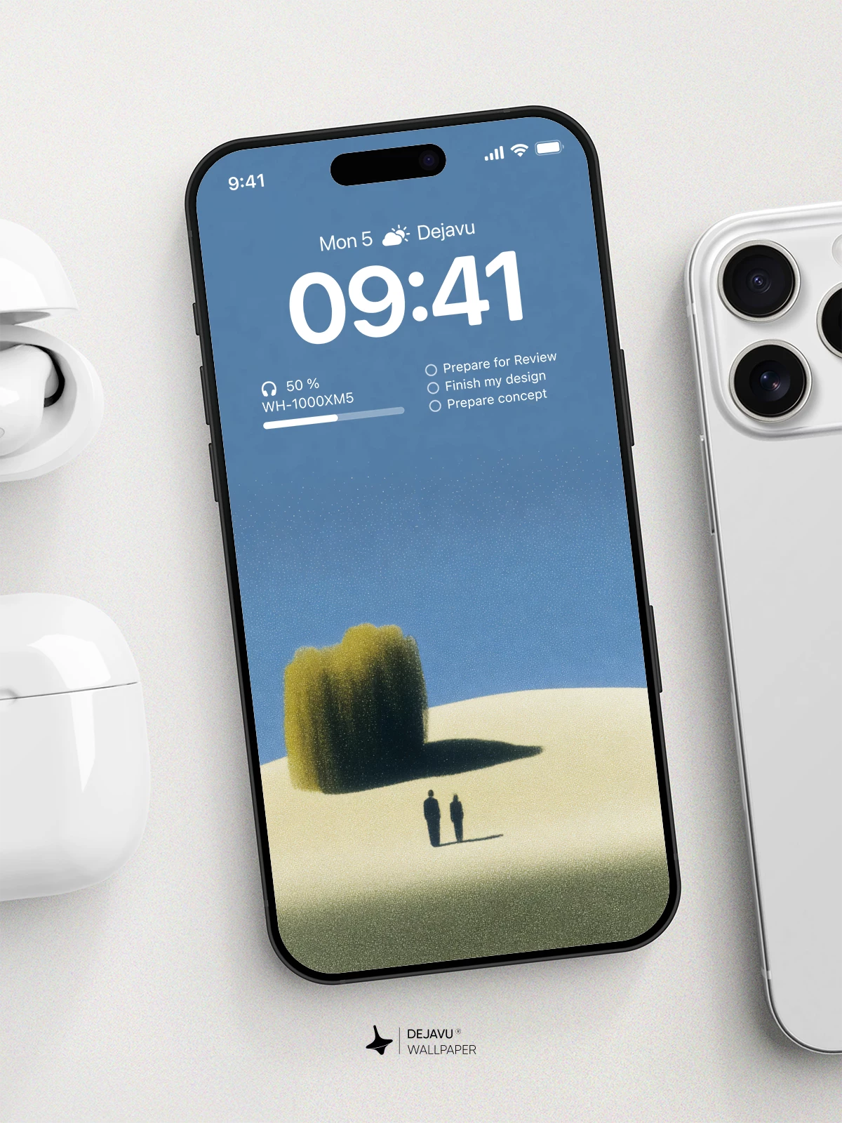 Minimalist Desert Wallpaper 4K for iPhone Lock Screen