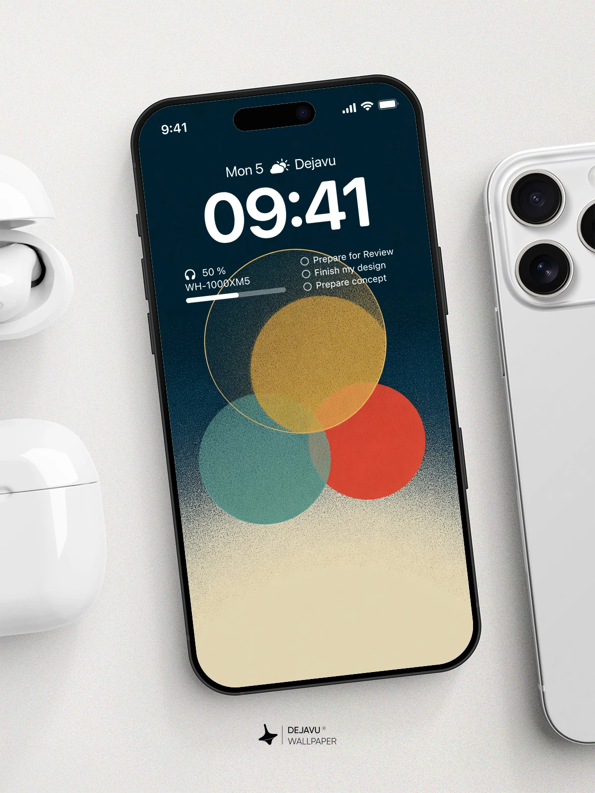 Minimal Geometric Wallpaper 4K for iPhone Lock Screen
