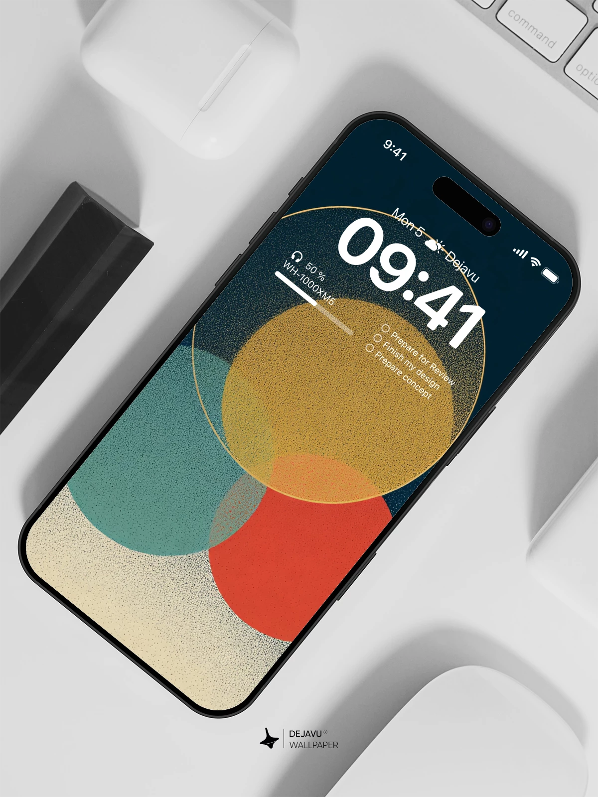 Minimal Geometric Wallpaper 4K for iPhone Lock Screen