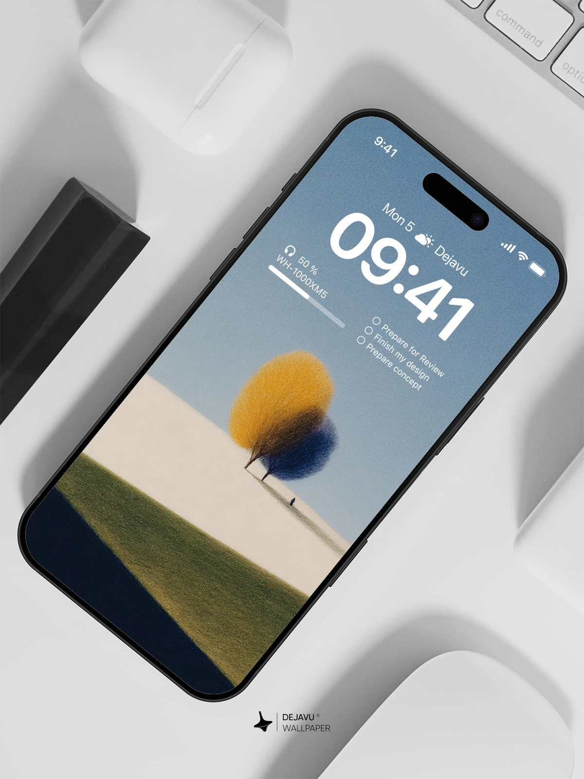 Minimalist Tree Wallpaper 4K for iPhone Lock Screen
